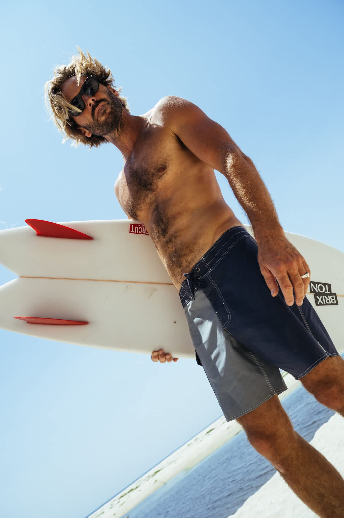 brixton-classic-trunk-17-boardshorts-washed-navy-trooper image 6