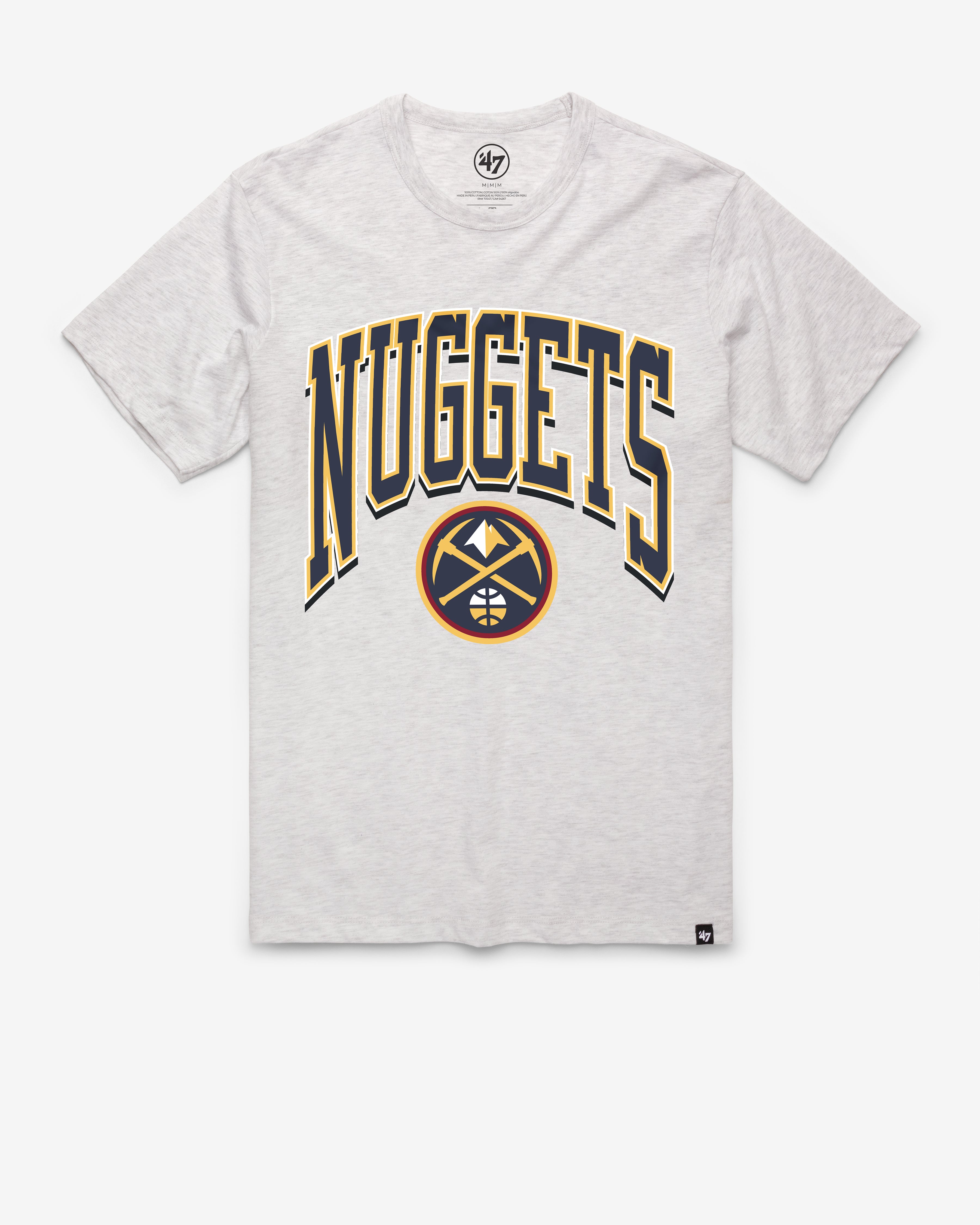 47-franklin-tee-denver-nuggets-t-shirt-relay-grey-vintage image 1