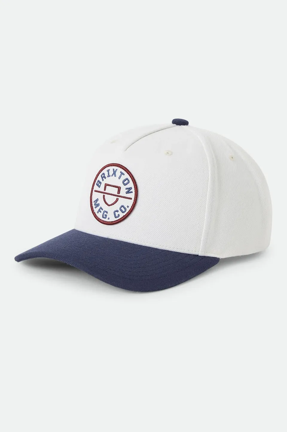 brixton-crest-snapback-wax-paper-navy-5-panel image 1
