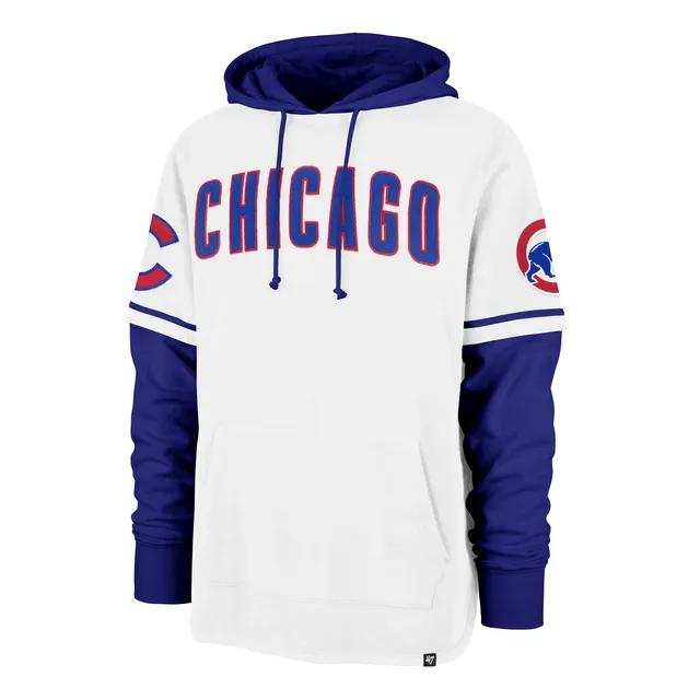 47-brand-cubs-trifecta-shortstop-hoodie-white-wash image 1