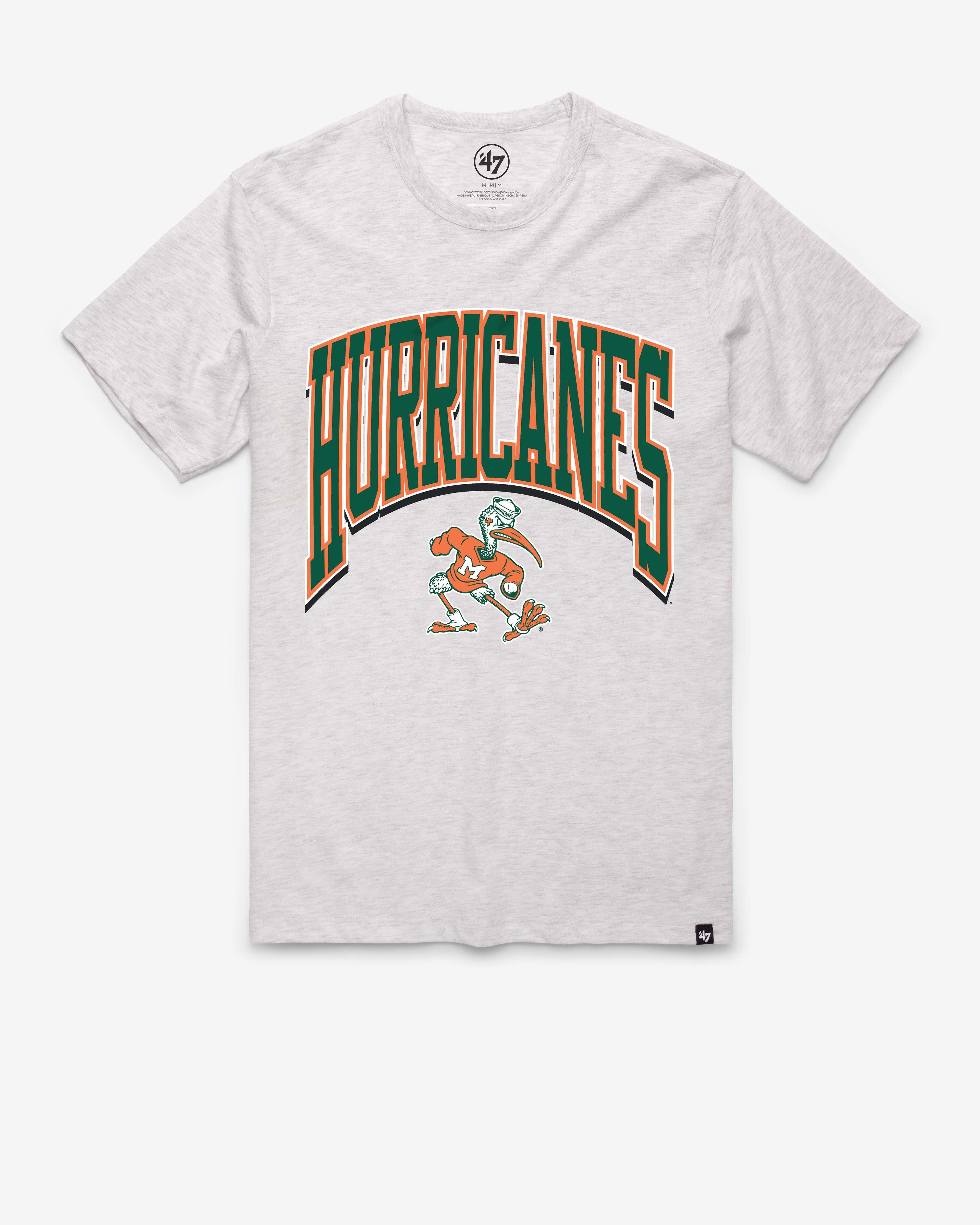47-franklin-tee-miami-hurricanes-t-shirt-relay-grey image 1