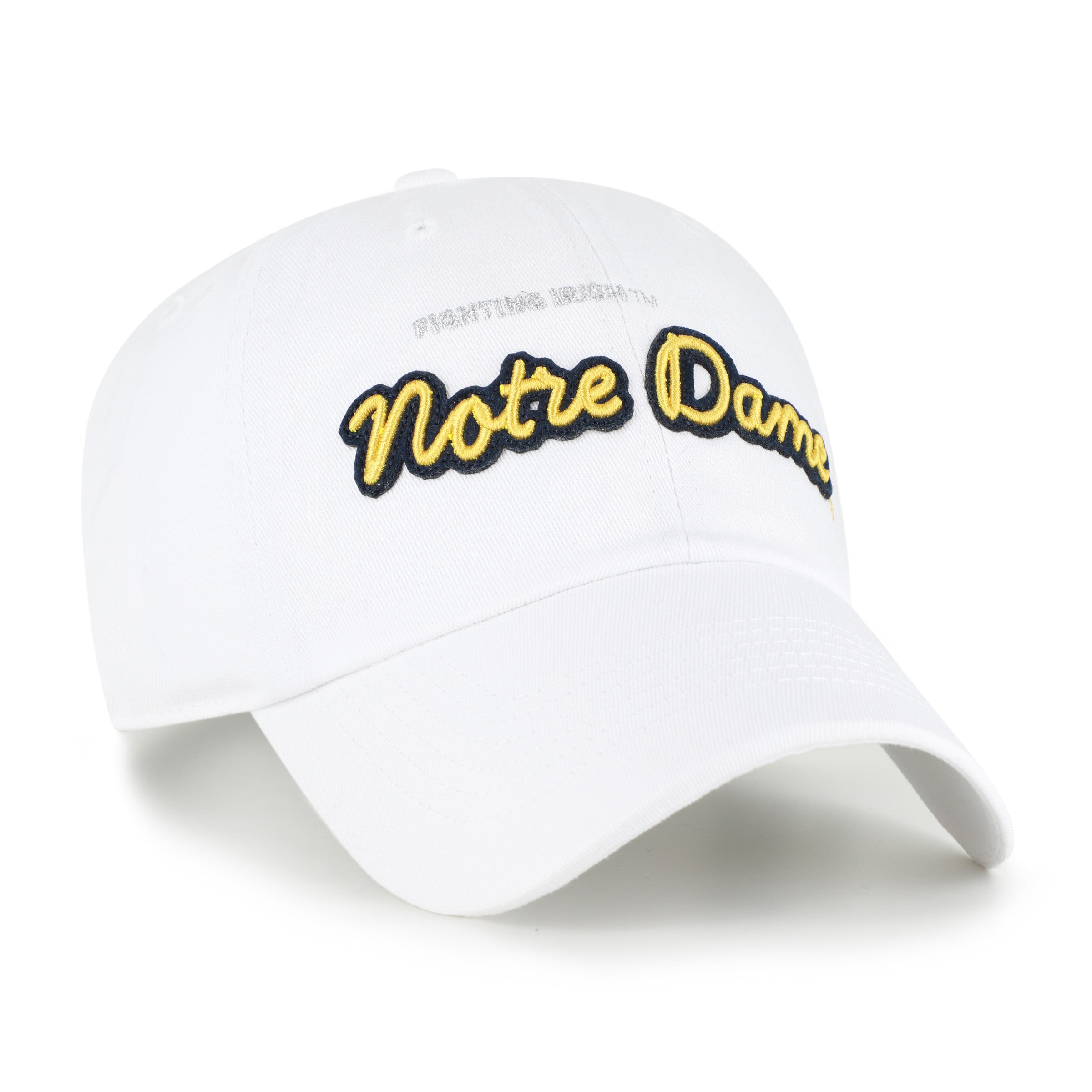 47-brand-clean-up-notre-dame-trendy-script-cap-wei-strapback image 3