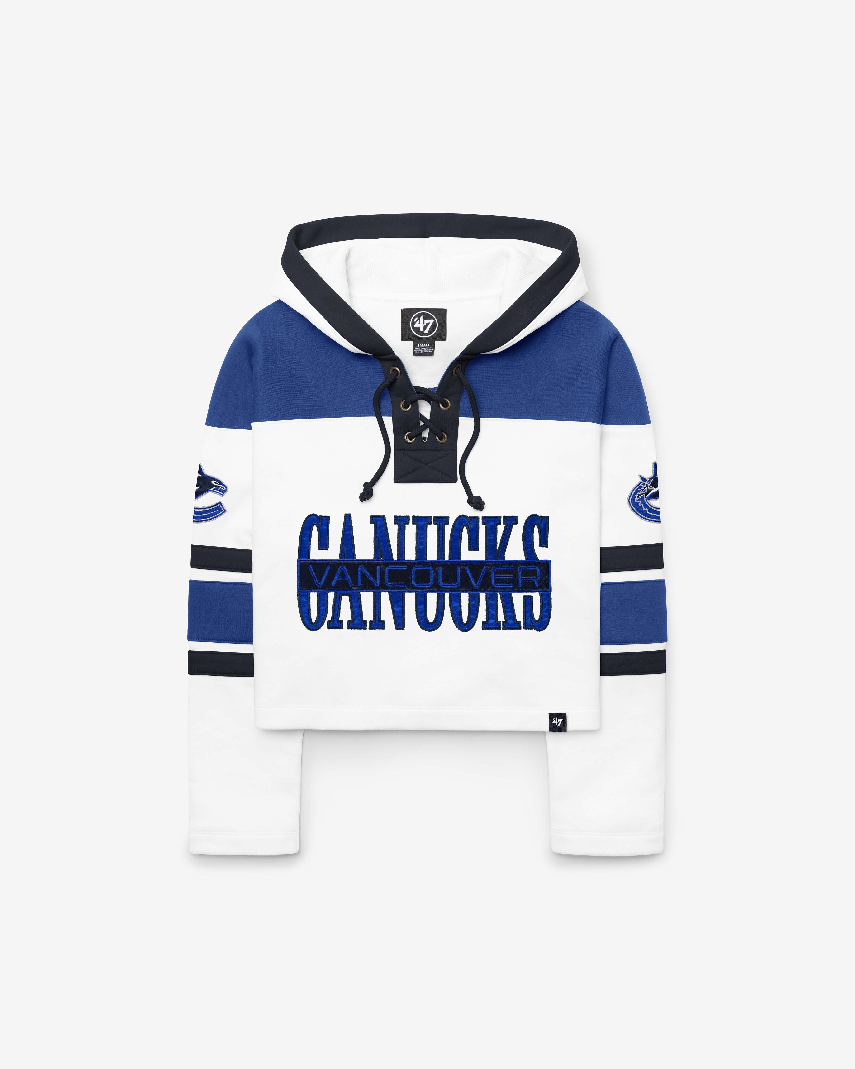 47-lacer-vancouver-canucks-cut-thru-hoodie-white-wash image 1