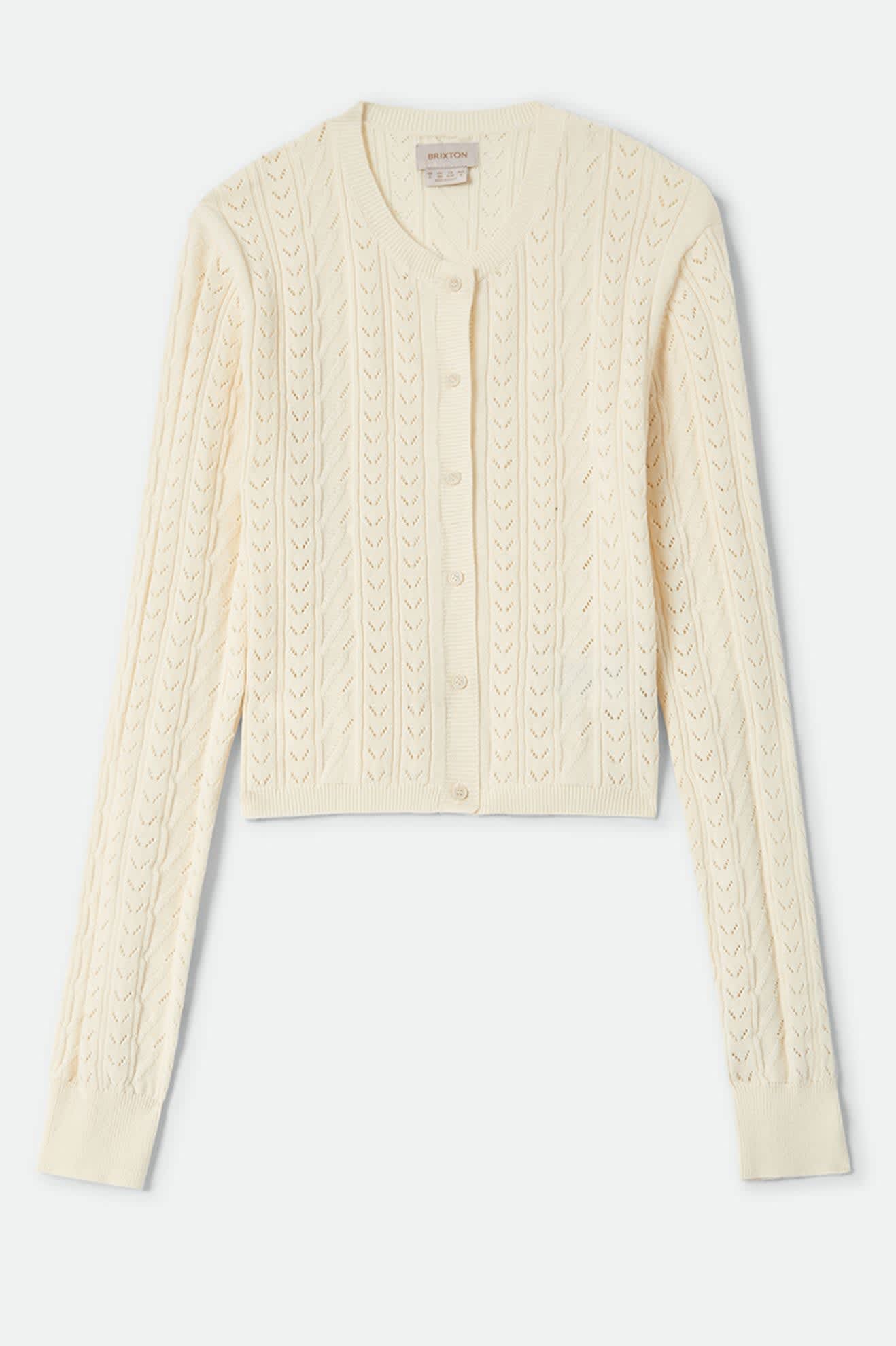 brixton-bixby-lightweight-cardigan-strickjacke-wax-paper-baumwolle image 2