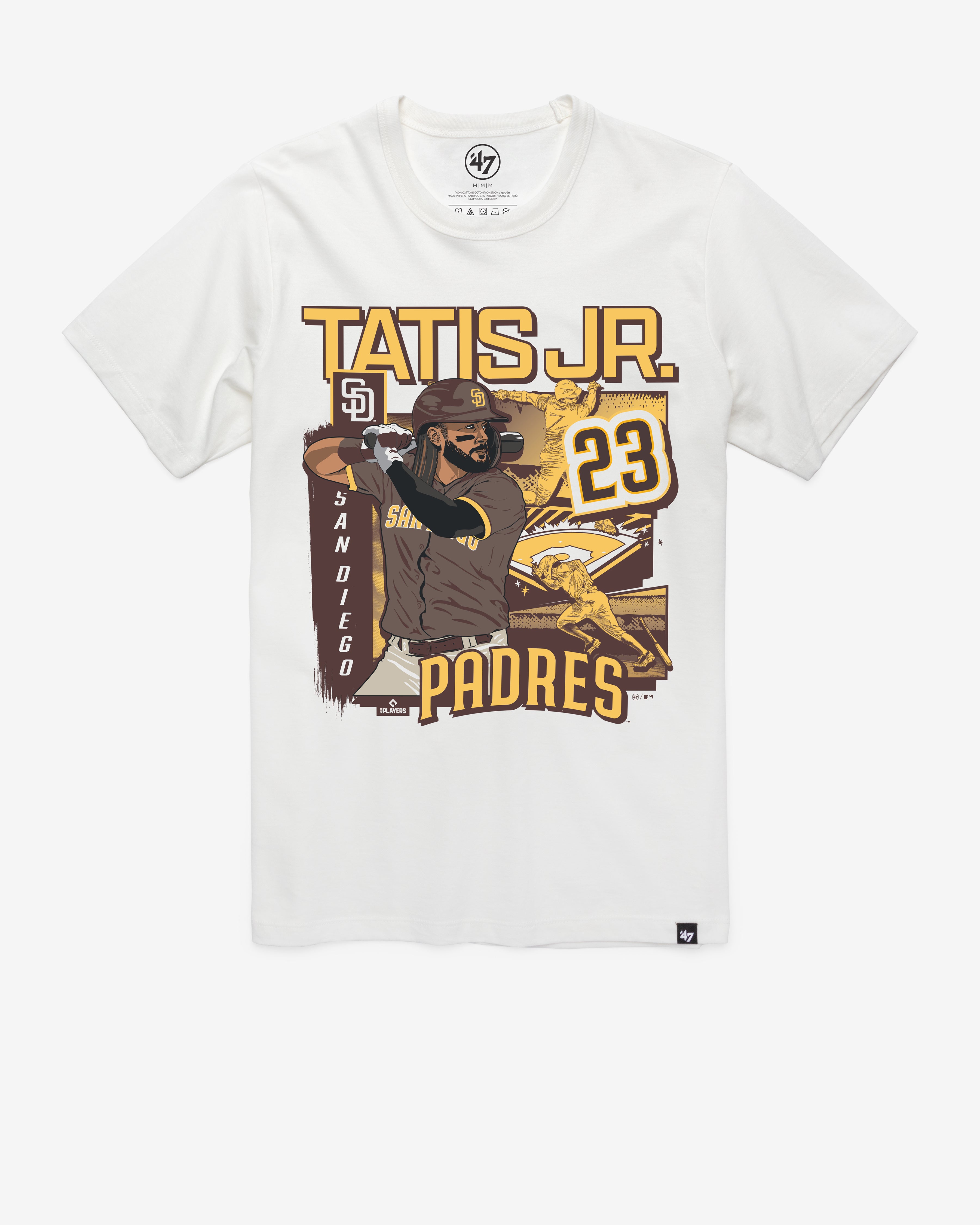 47-franklin-tee-field-mark-tatis-jr-t-shirt-white-wash-herren image 1