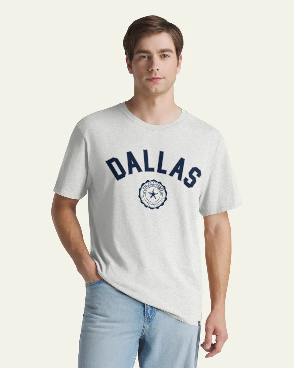47-foundation-tee-cowboys-t-shirt-herren-relay-grey image 1