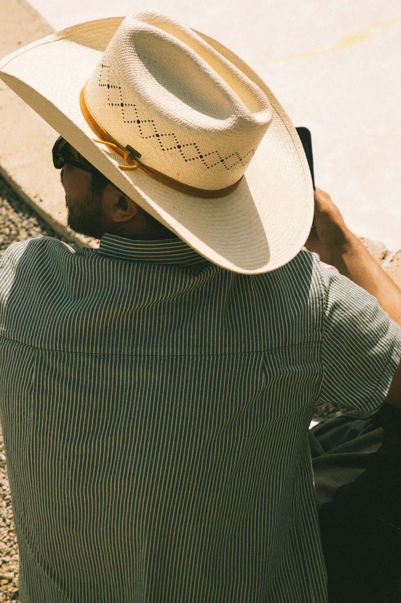 brixton-laredo-panama-cowboyhut-catalina-sand-stroh image 2