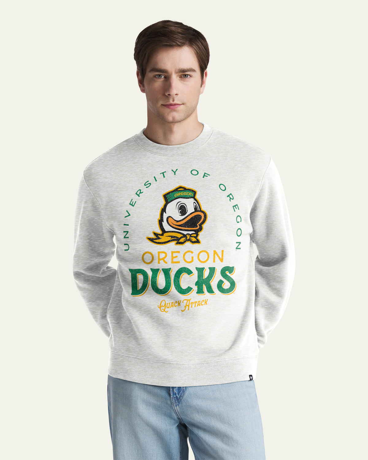47-oregon-ducks-juggletoss-sweatshirt-herren-grau image 1