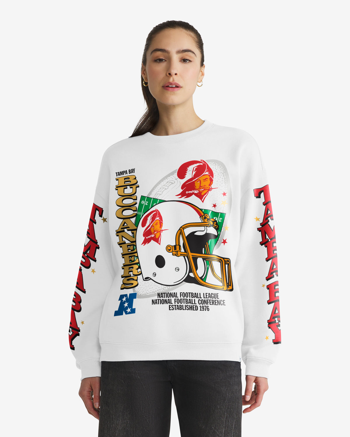 47-headline-crew-buccaneers-sweatshirt-damen-white-wash image 1