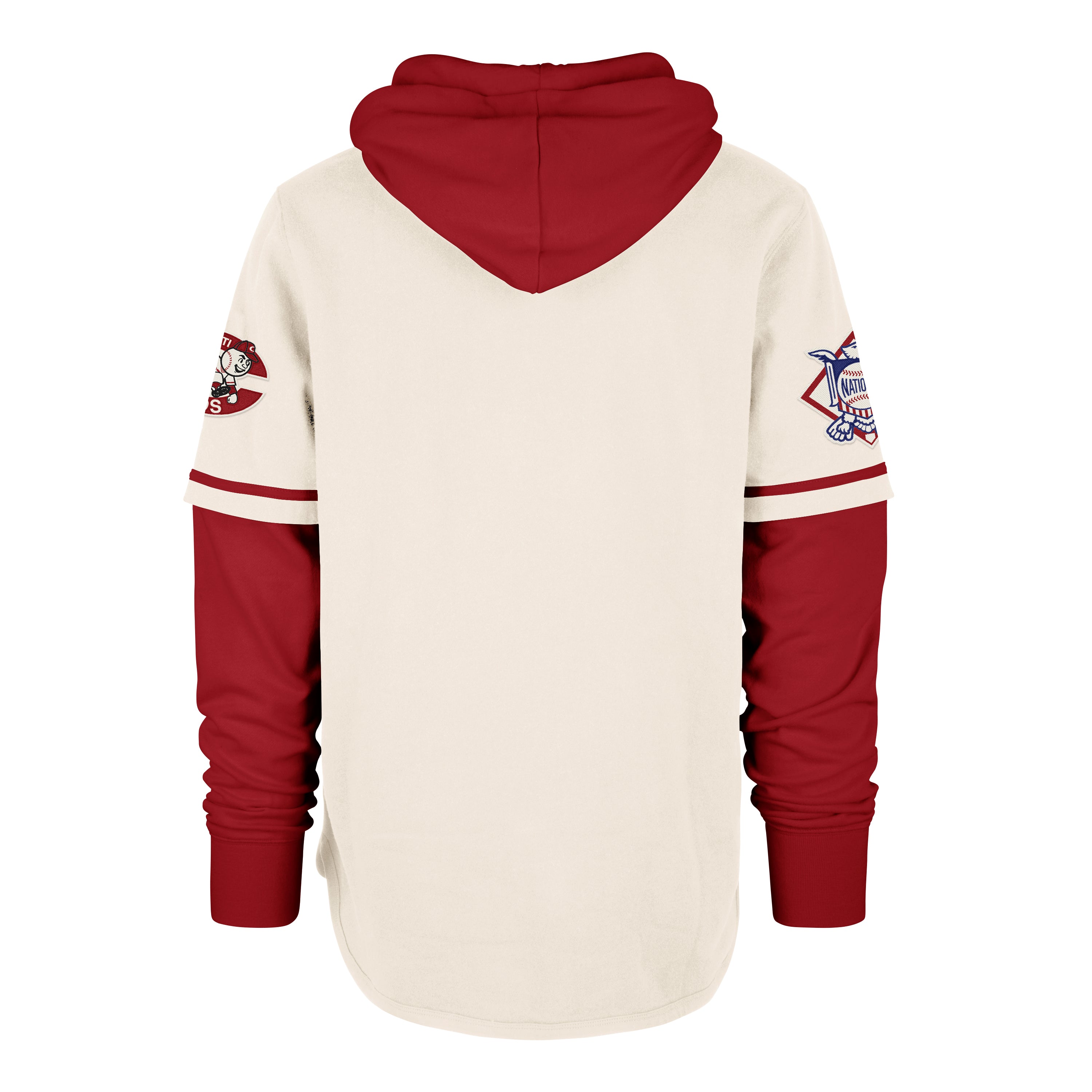 47-shortstop-cincinnati-reds-trifecta-hoodie-cream image 2
