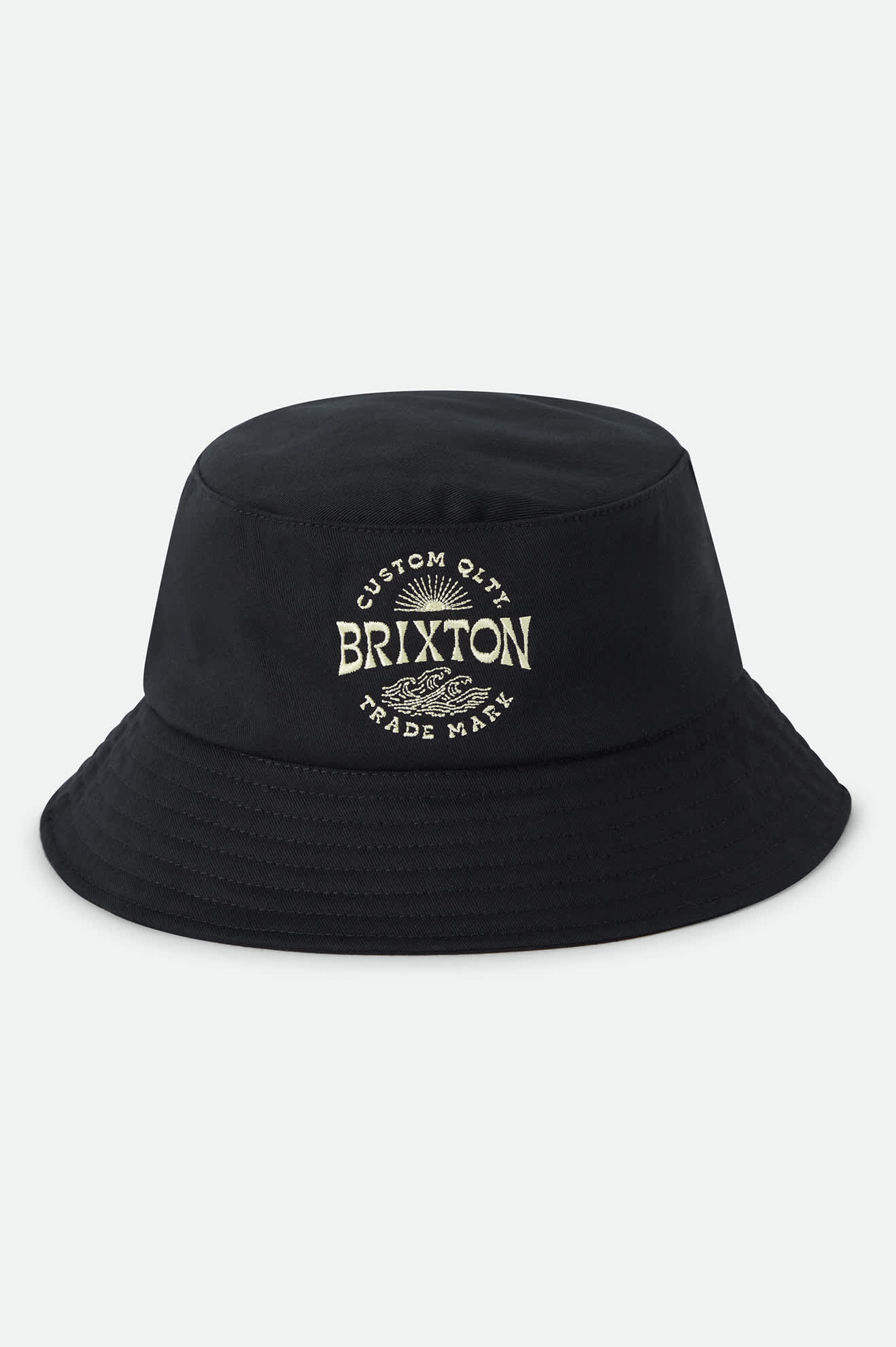 brixton-current-bucket-hat-fischerhut-schwarz-packable image 4