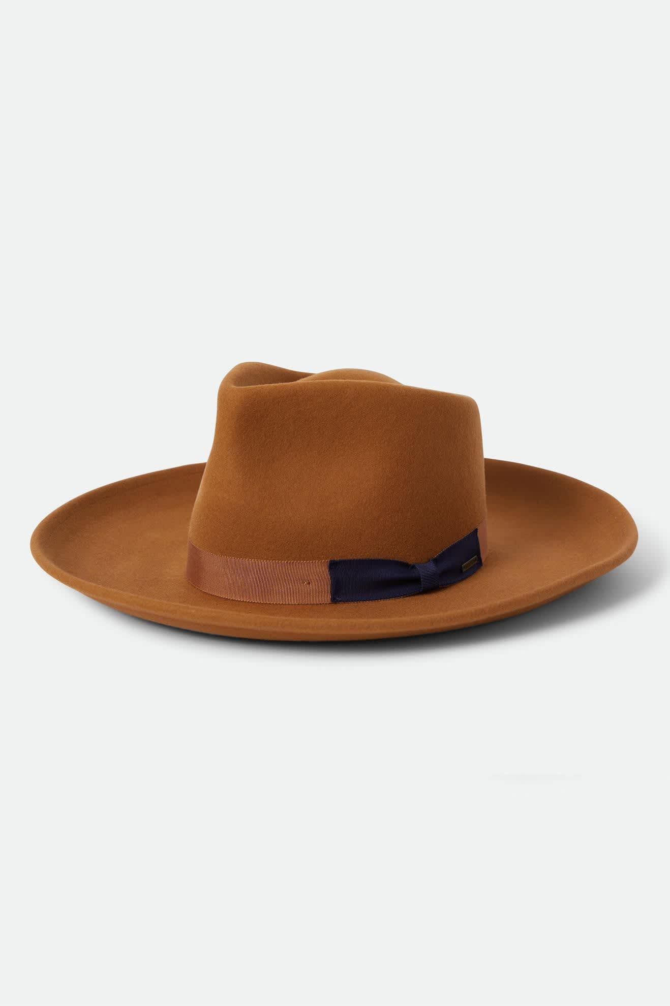 brixton-monet-fedora-washed-copper-wollfilzhut image 1
