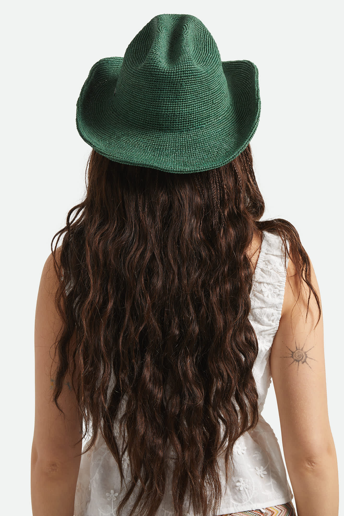 brixton-odessa-straw-cowboyhut-primal-green-strohhut image 4