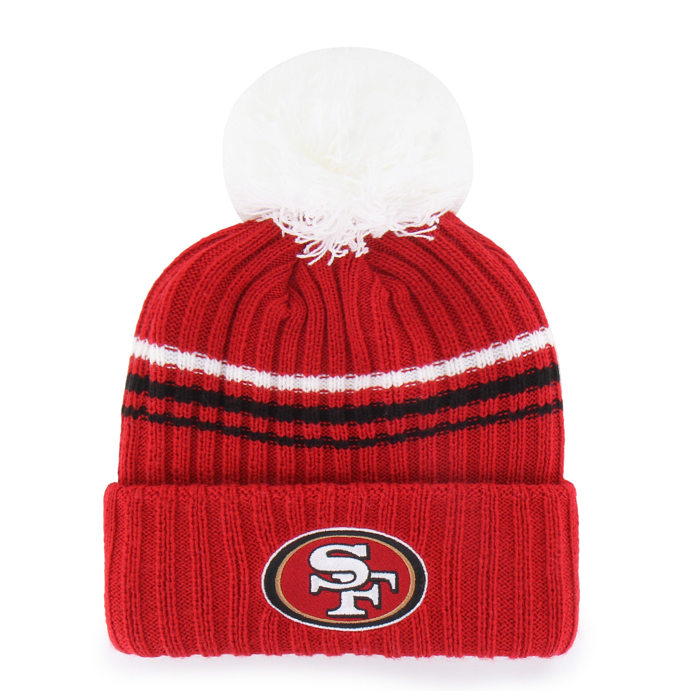 47-brand-knits-san-francisco-49ers-beanie-rot-damen image 2