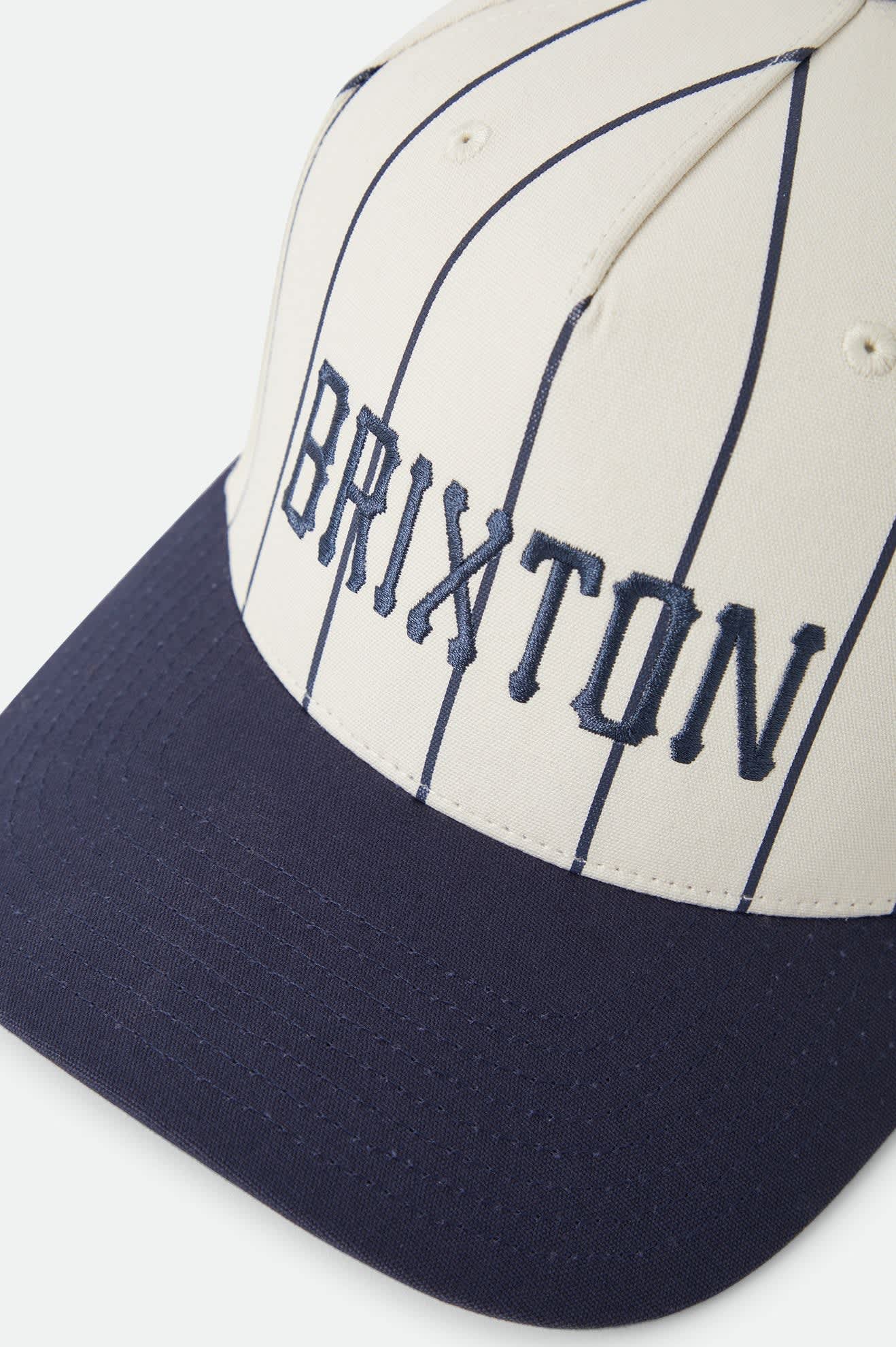brixton-homerun-snapback-cap-off-white-washed-navy image 3
