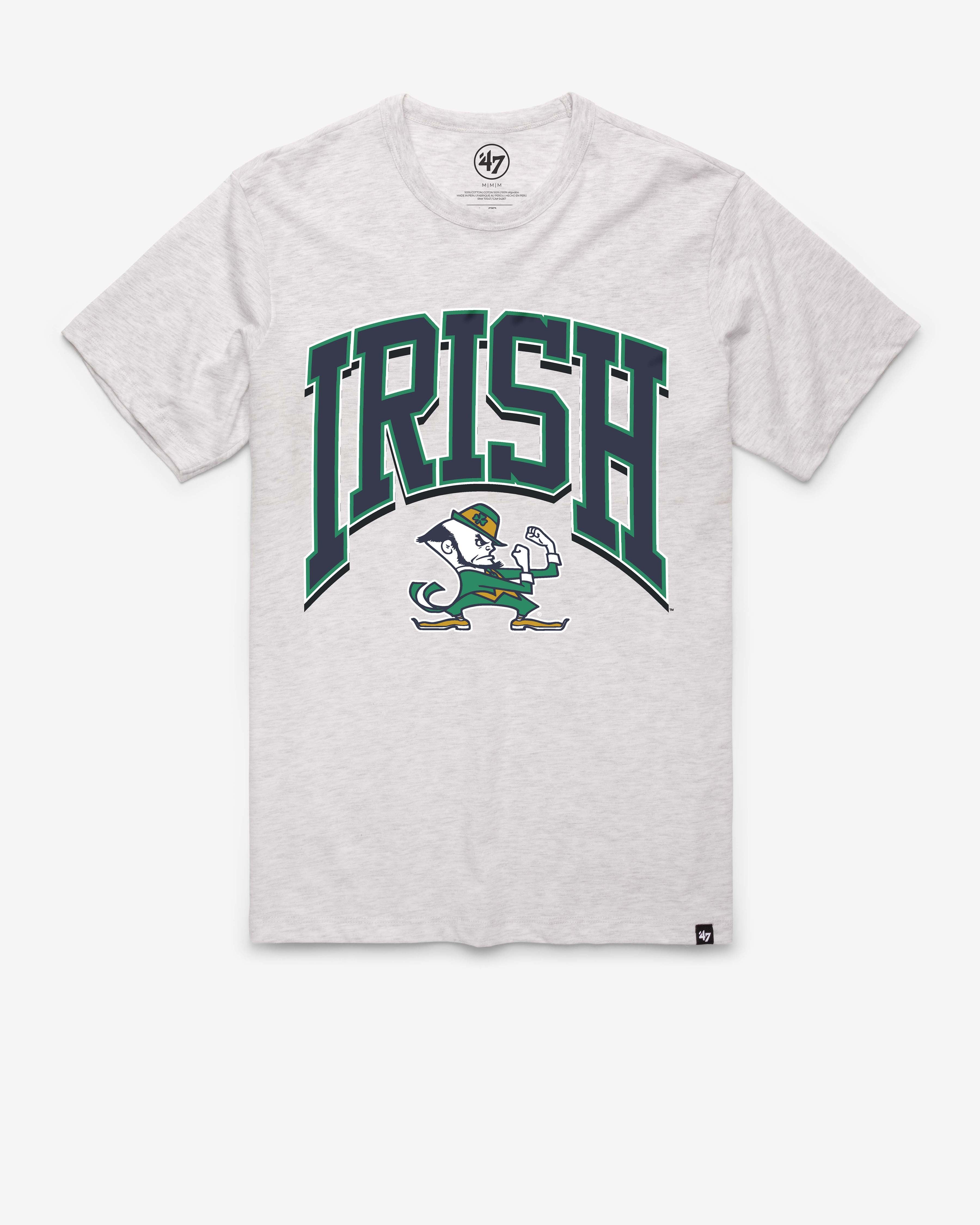 47-franklin-notre-dame-t-shirt-relay-grey-vintage image 1