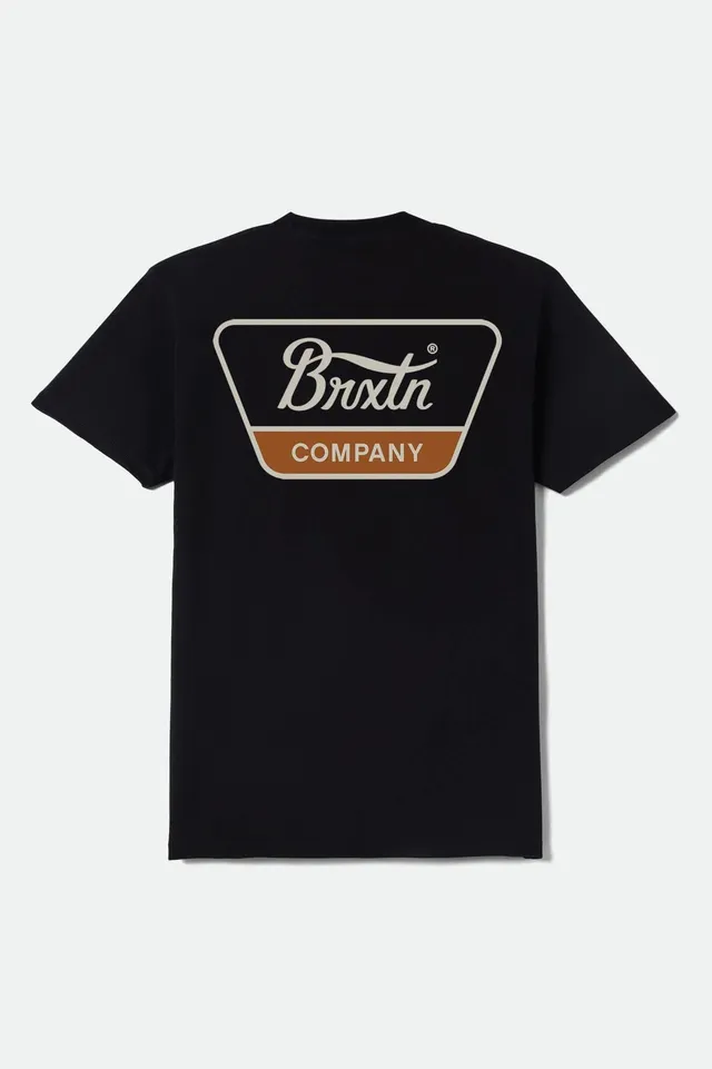 brixton-linwood-t-shirt-schwarz-standard-print image 1