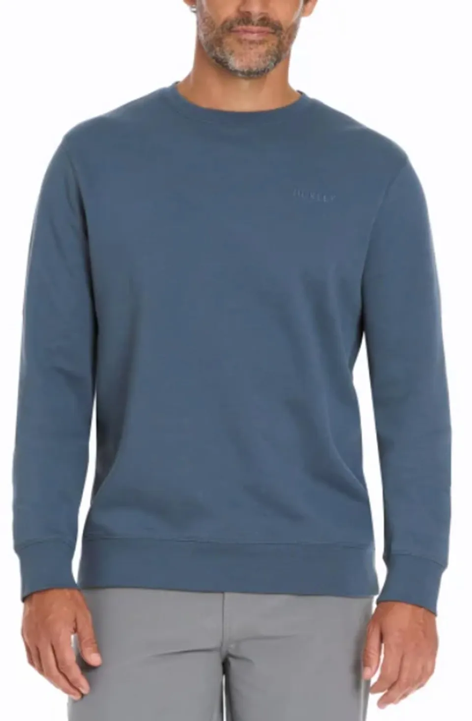 hurley-sweatshirt-herren-rundhals-blau-pullover-gr-e-m image 1