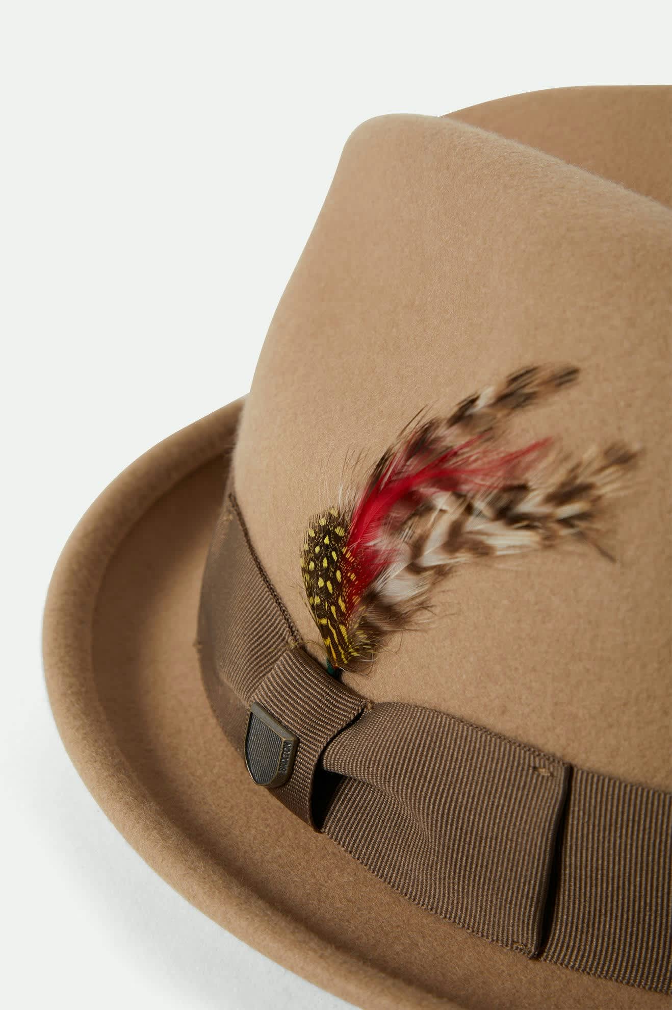 brixton-gain-fedora-sand-wollmischung-kurzkrempe image 3