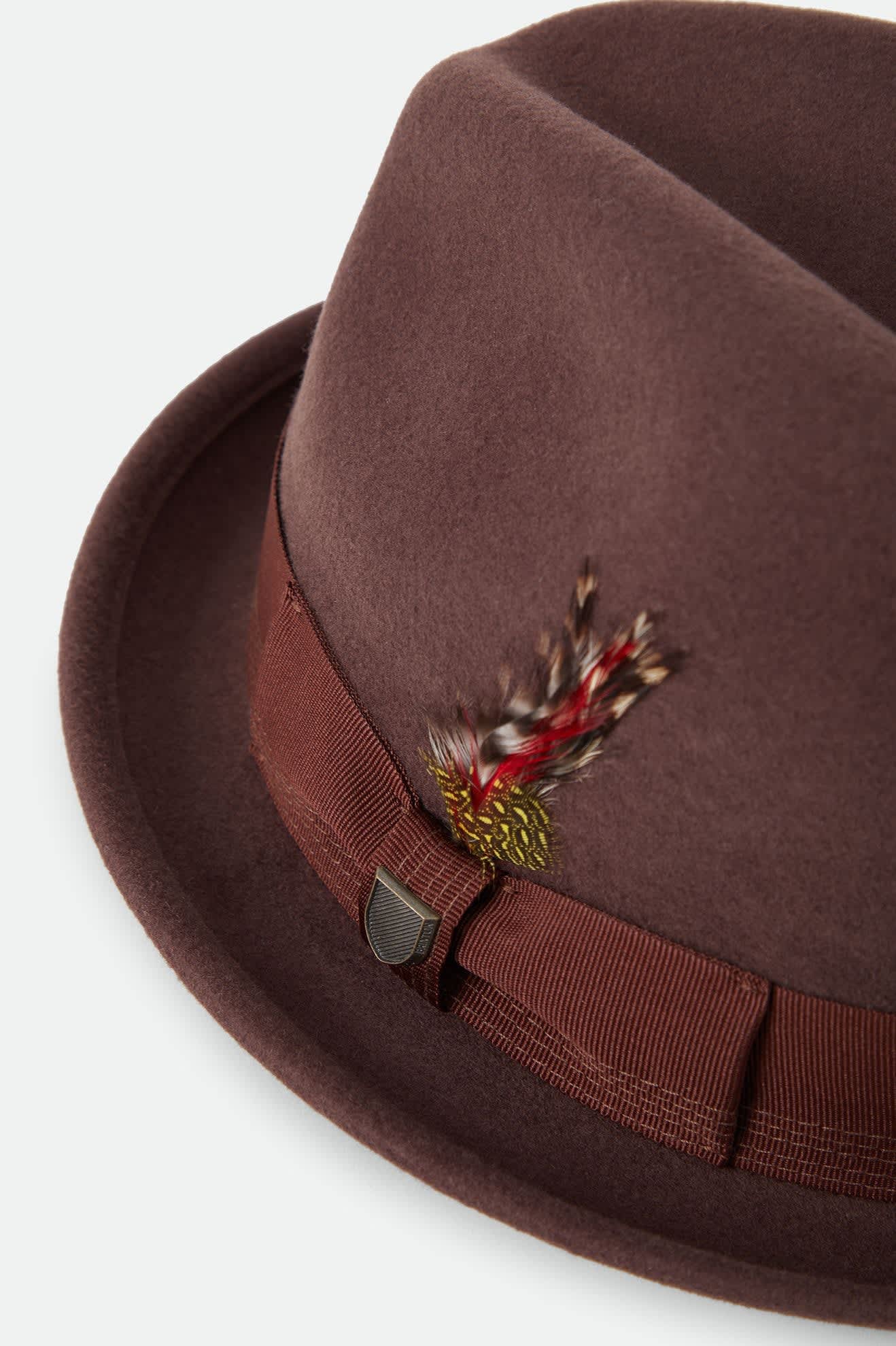 brixton-gain-fedora-hut-chestnut-braun-herren image 7