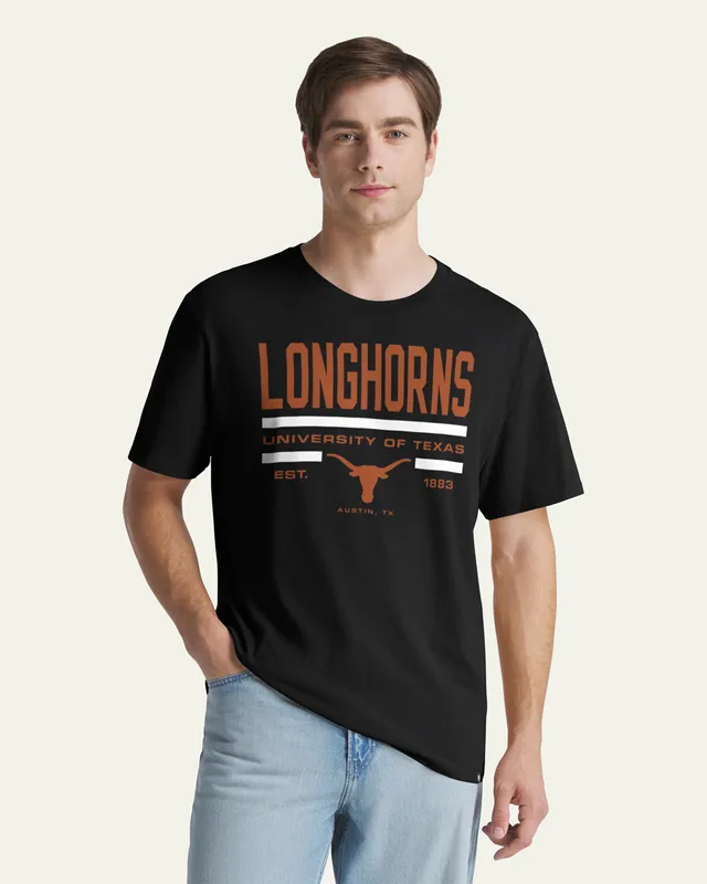 47-foundation-tee-texas-longhorns-stack-block-t-shirt-schwarz image 1