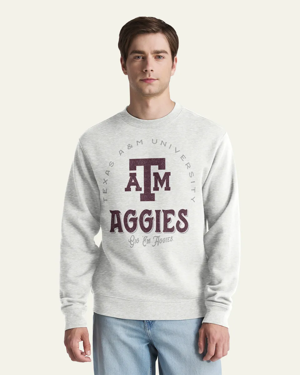 47-headline-crew-juggletoss-sweatshirt-relay-grey-texas-a-m image 1