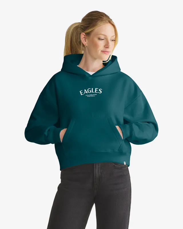 47-hadrian-philadelphia-eagles-hoodie-damen-gr-n-cropped image 1