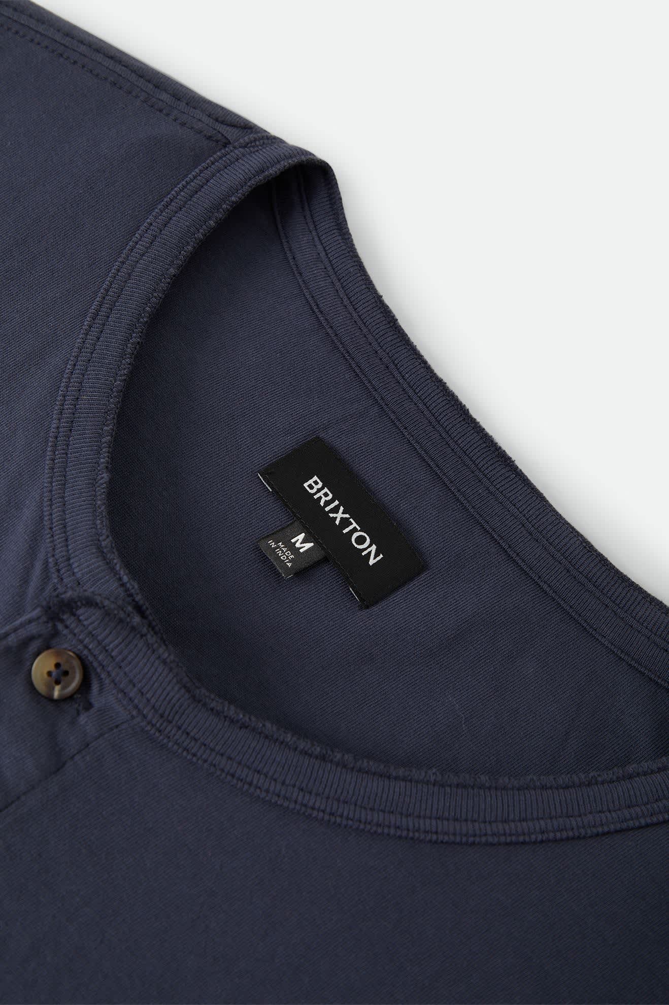 brixton-baseline-henley-t-shirt-washed-navy-baumwolle image 3