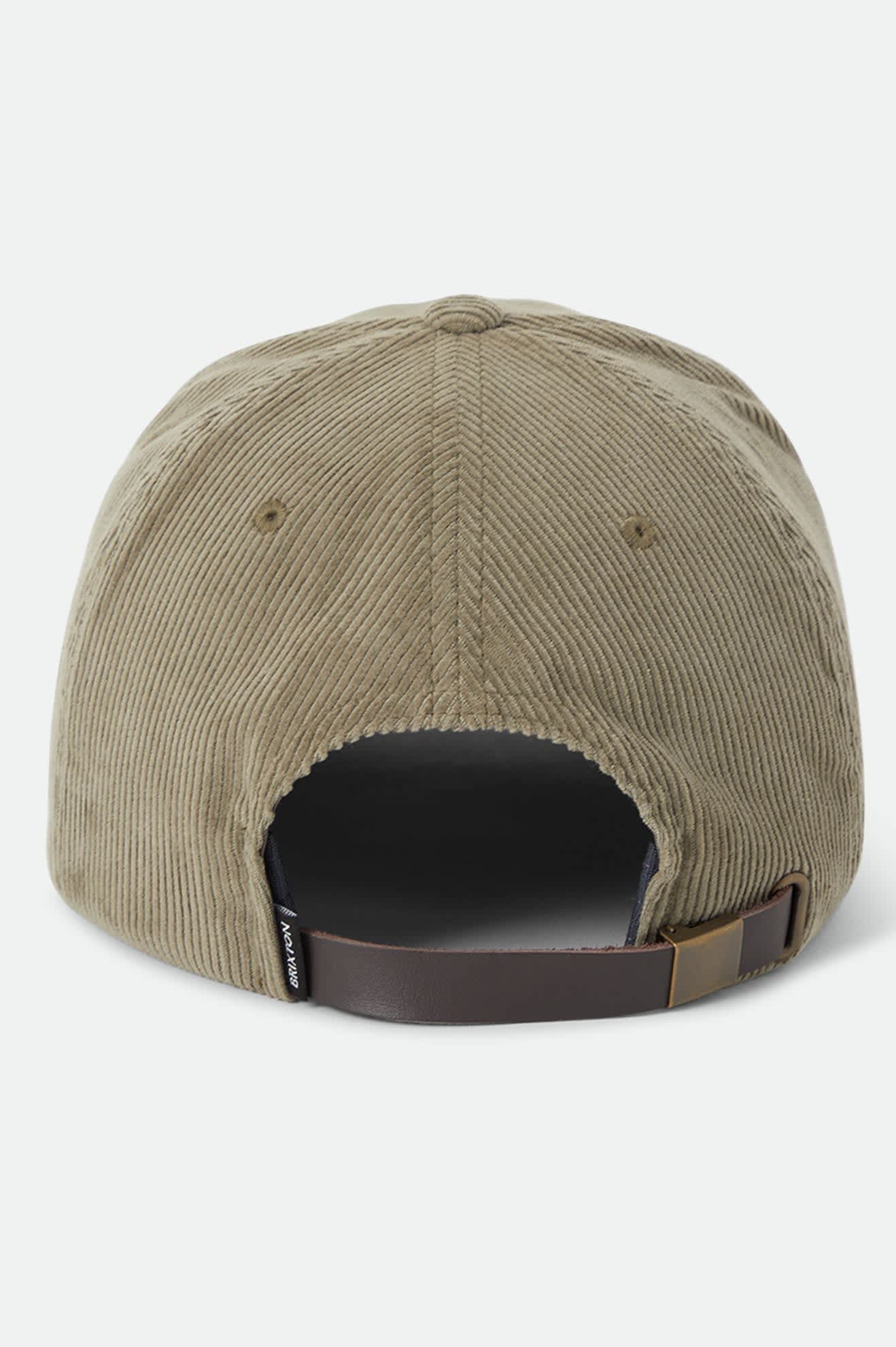 brixton-big-b-adjustable-hat-cord-dark-olive-corduroy image 5