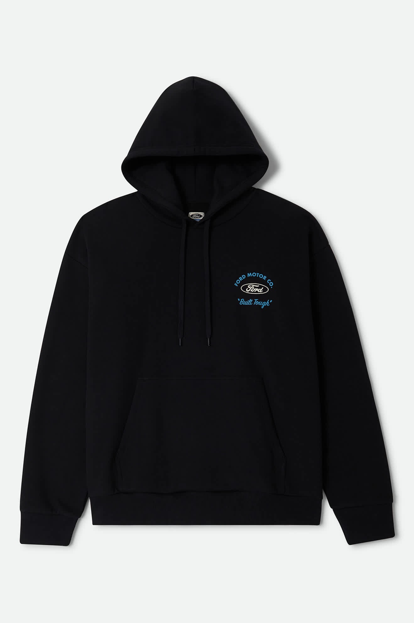 brixton-ford-built-tough-4x4-hoodie-burnt-rubber-schwarz image 1