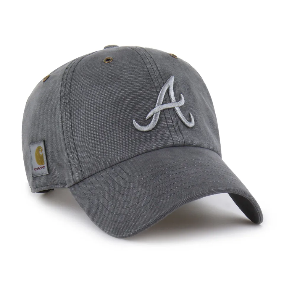 47-brand-47-clean-up-atlanta-braves-cap-carhartt-shadow-osf image 1