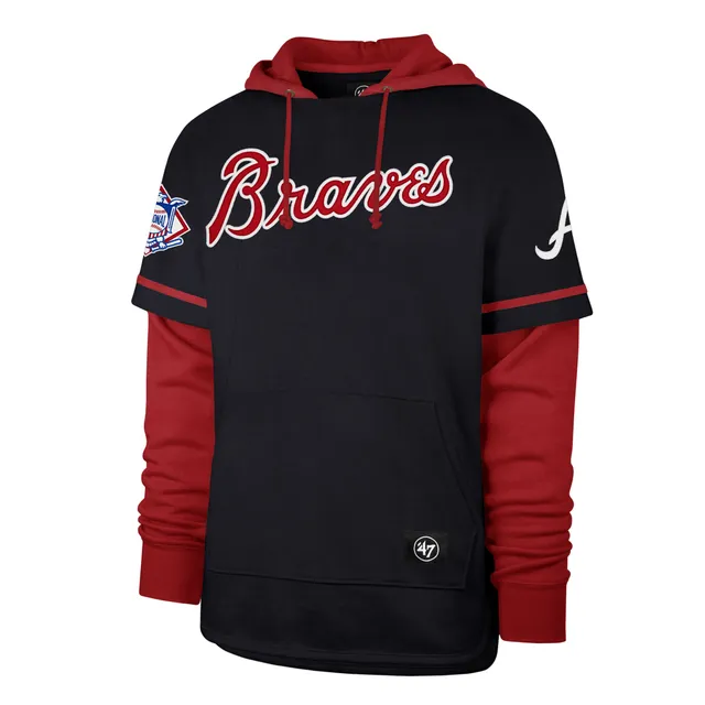 47-shortstop-atlanta-braves-kapuzenpullover-fall-navy-fleece image 1
