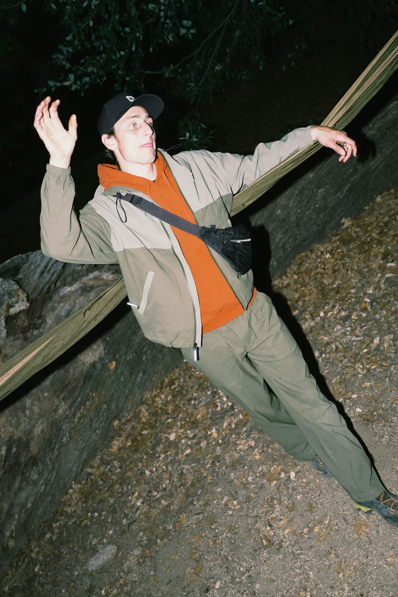 brixton-journey-zip-jacke-dark-olive-nylon-ripstop image 4