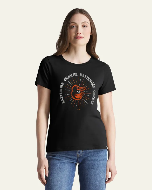 47-brand-orioles-shine-lines-t-shirt-schwarz-damen image 1