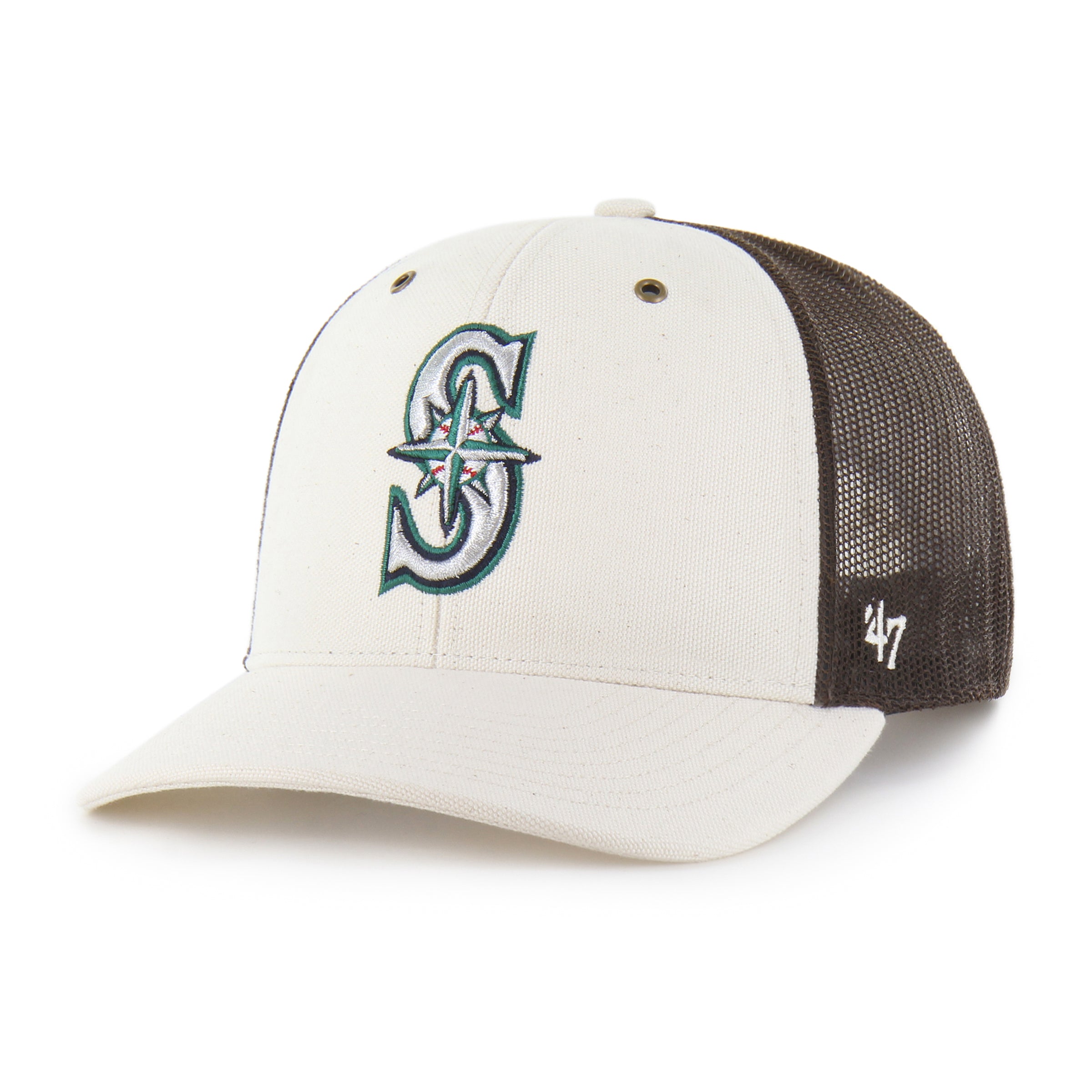 47-trucker-seattle-mariners-cap-natural-carhartt-undyed image 1