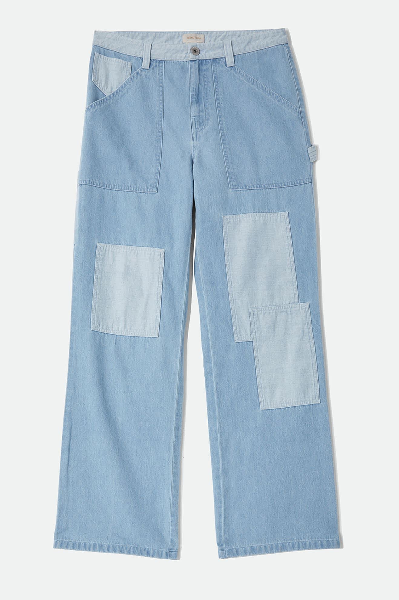 brixton-essex-patchwork-painter-pant-denim-patchwork-relaxed image 2