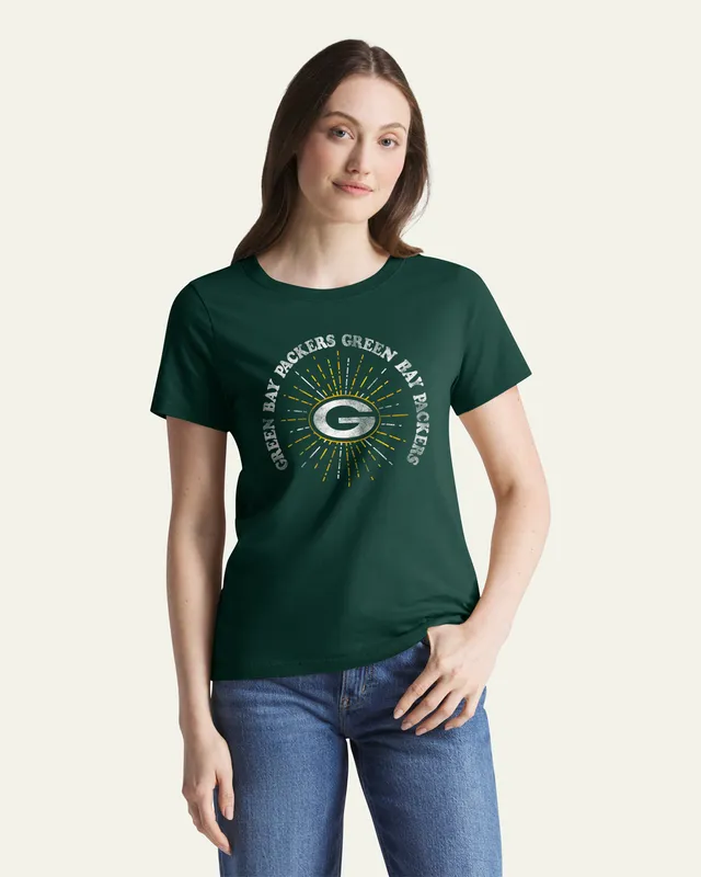 47-brand-everyday-green-bay-packers-t-shirt-dunkelgr-n-damen image 1