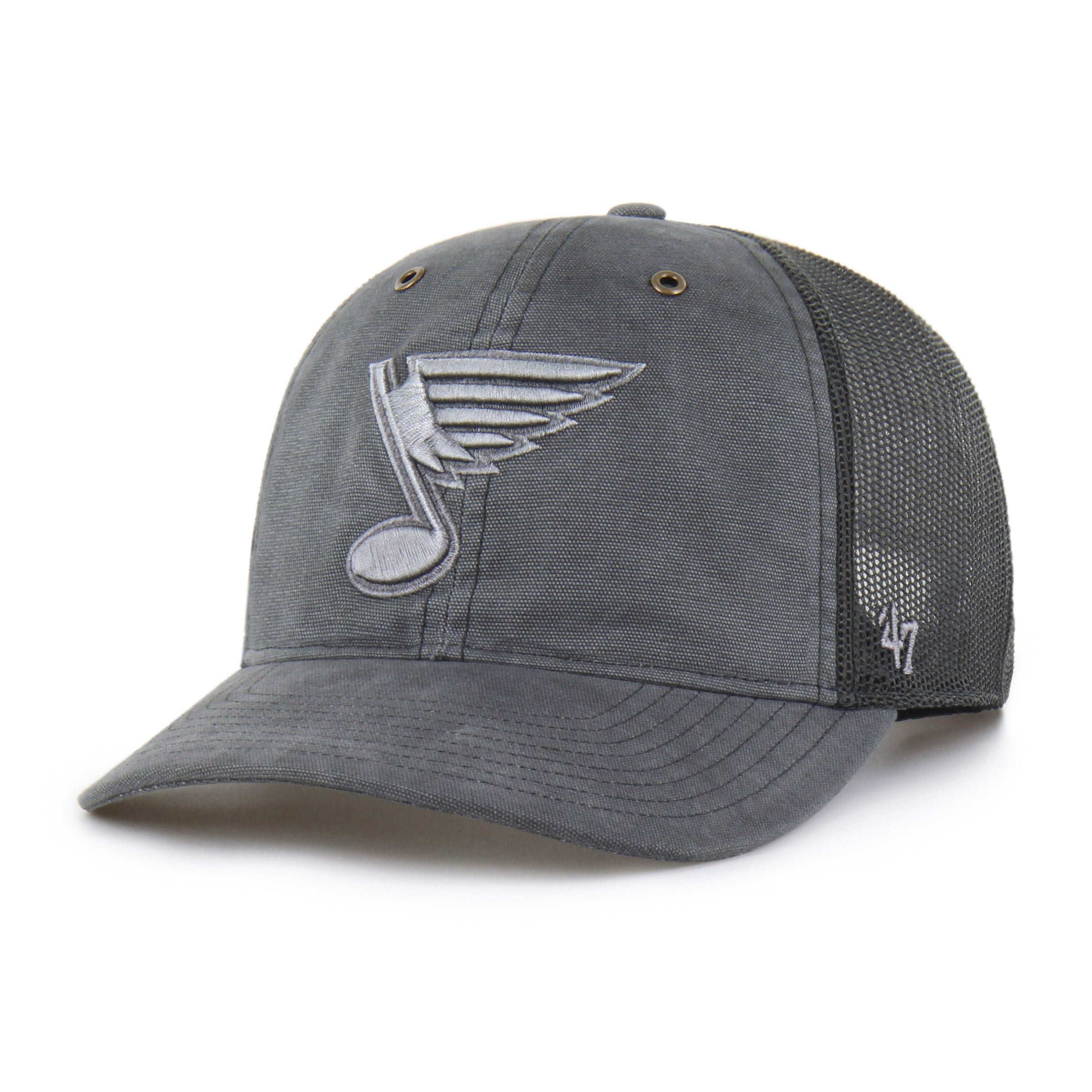 47-brand-47-trucker-st-louis-blues-cap-schwarz-snapback image 4