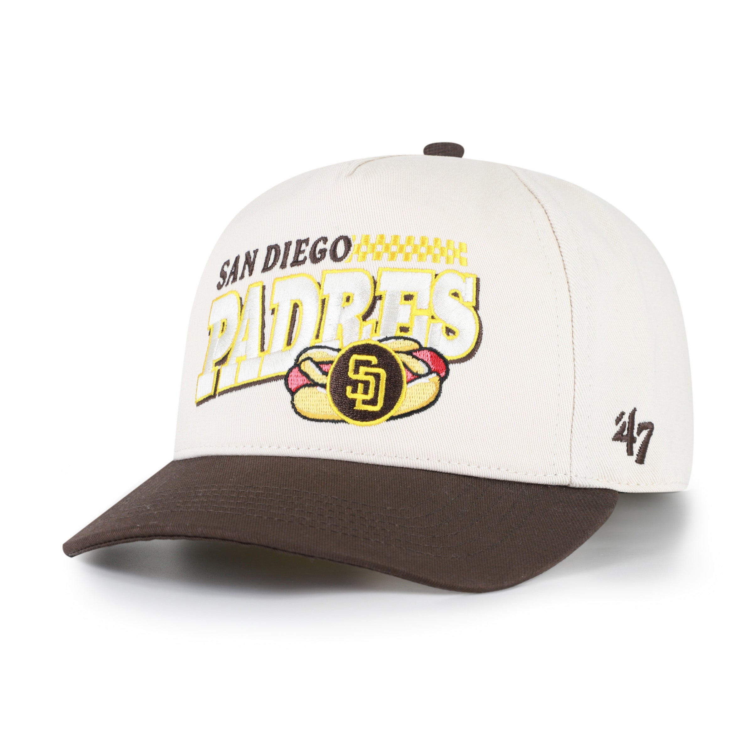 47-brand-san-diego-padres-on-the-grill-hitch-cap-natural image 1