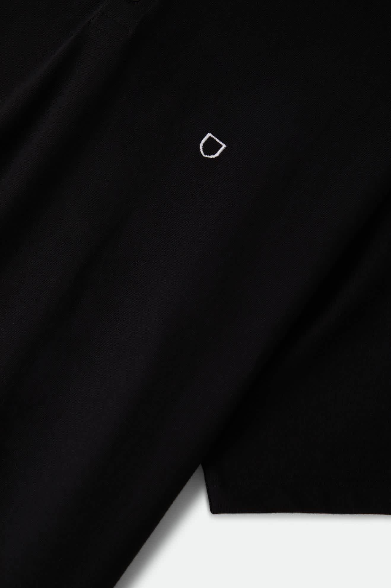 brixton-anton-short-sleeve-polo-black-baumwollpolo image 2