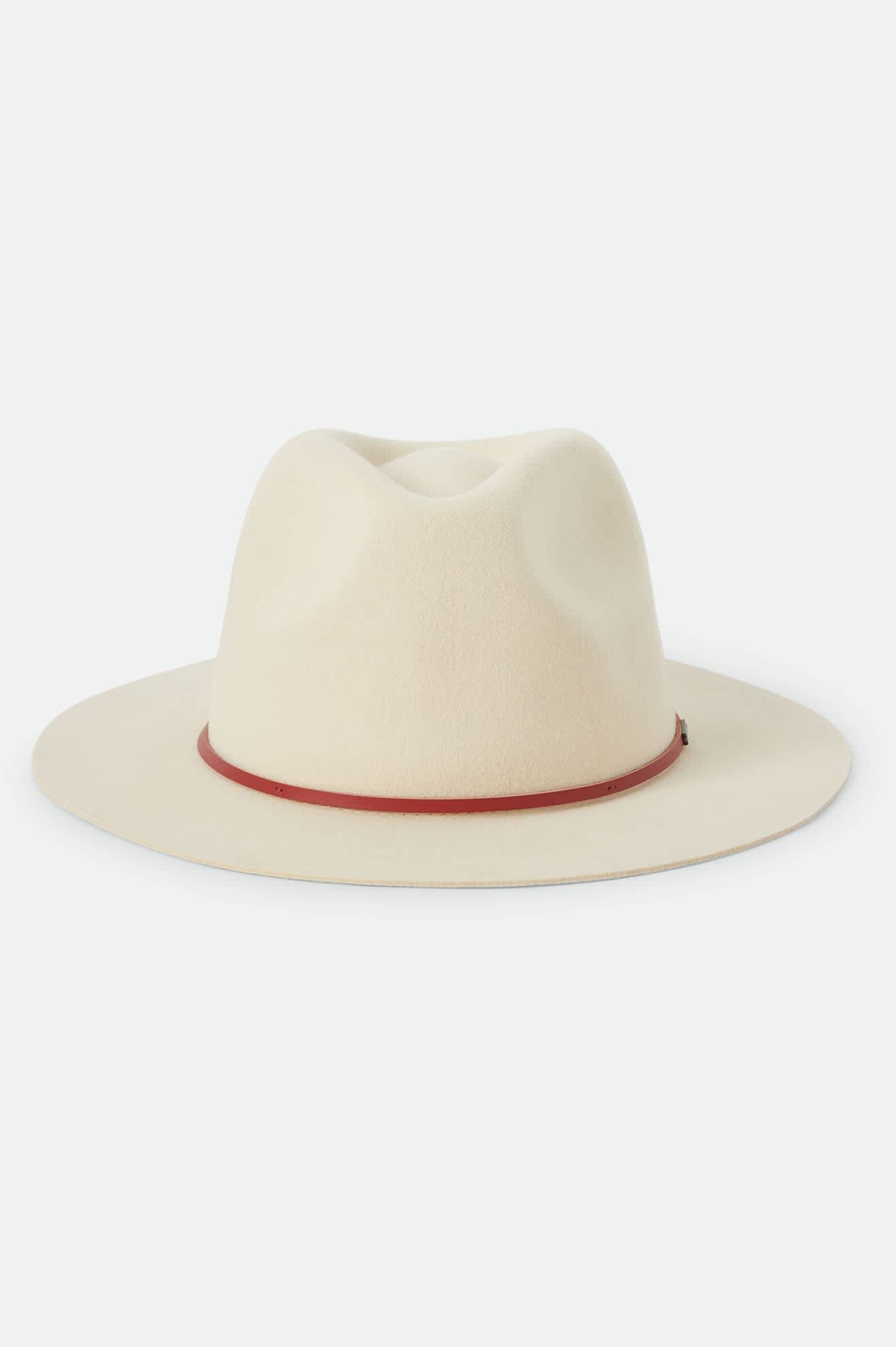 brixton-wesley-fedora-wax-paper-wollfilz-lederband image 3