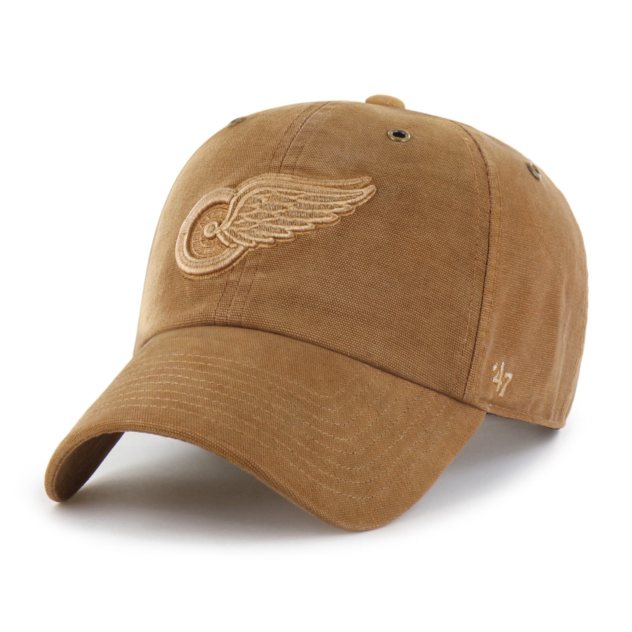 47-brand-detroit-red-wings-carhartt-dyed-clean-up-cap-braun image 4