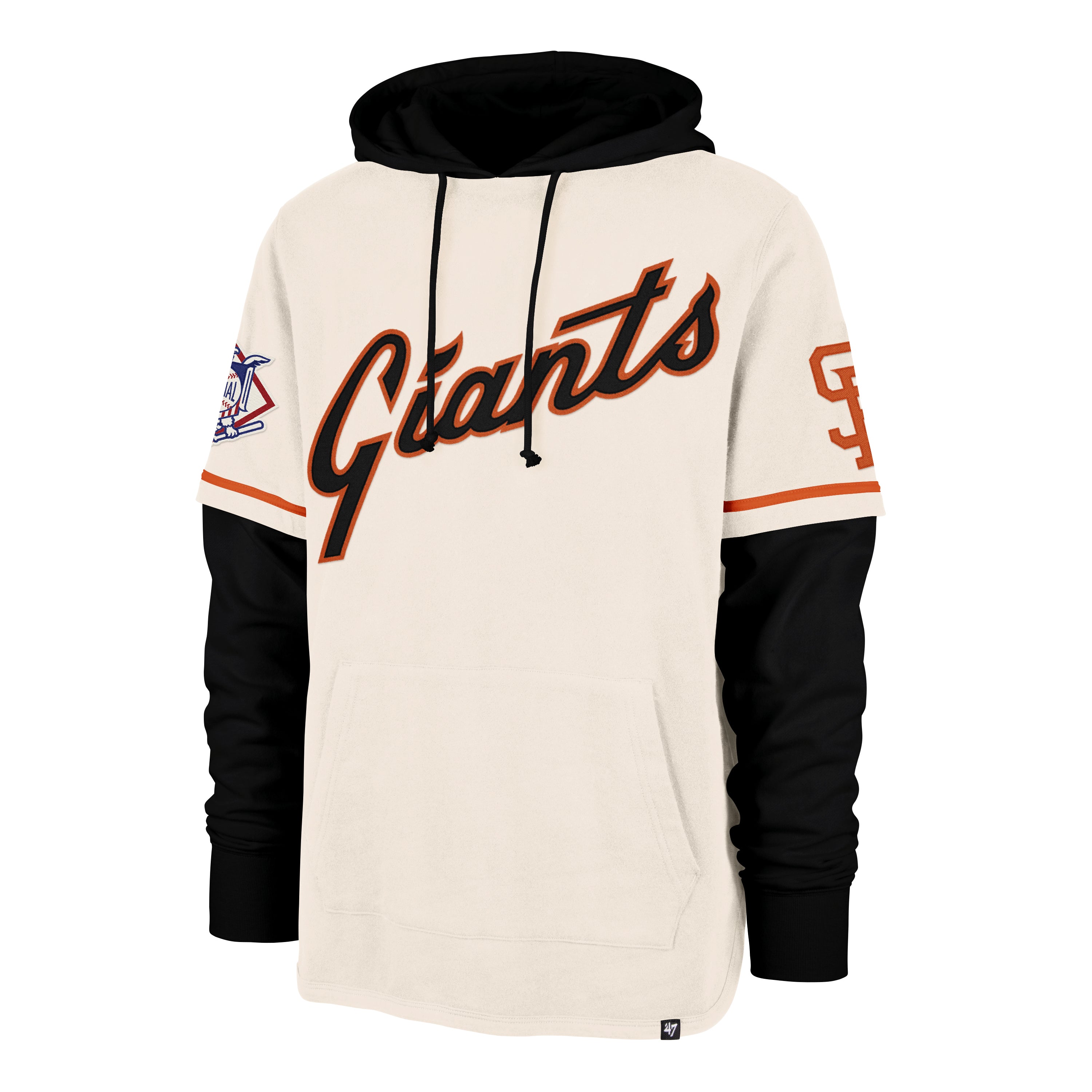 47-brand-san-francisco-giants-trifecta-hoodie-creme image 1