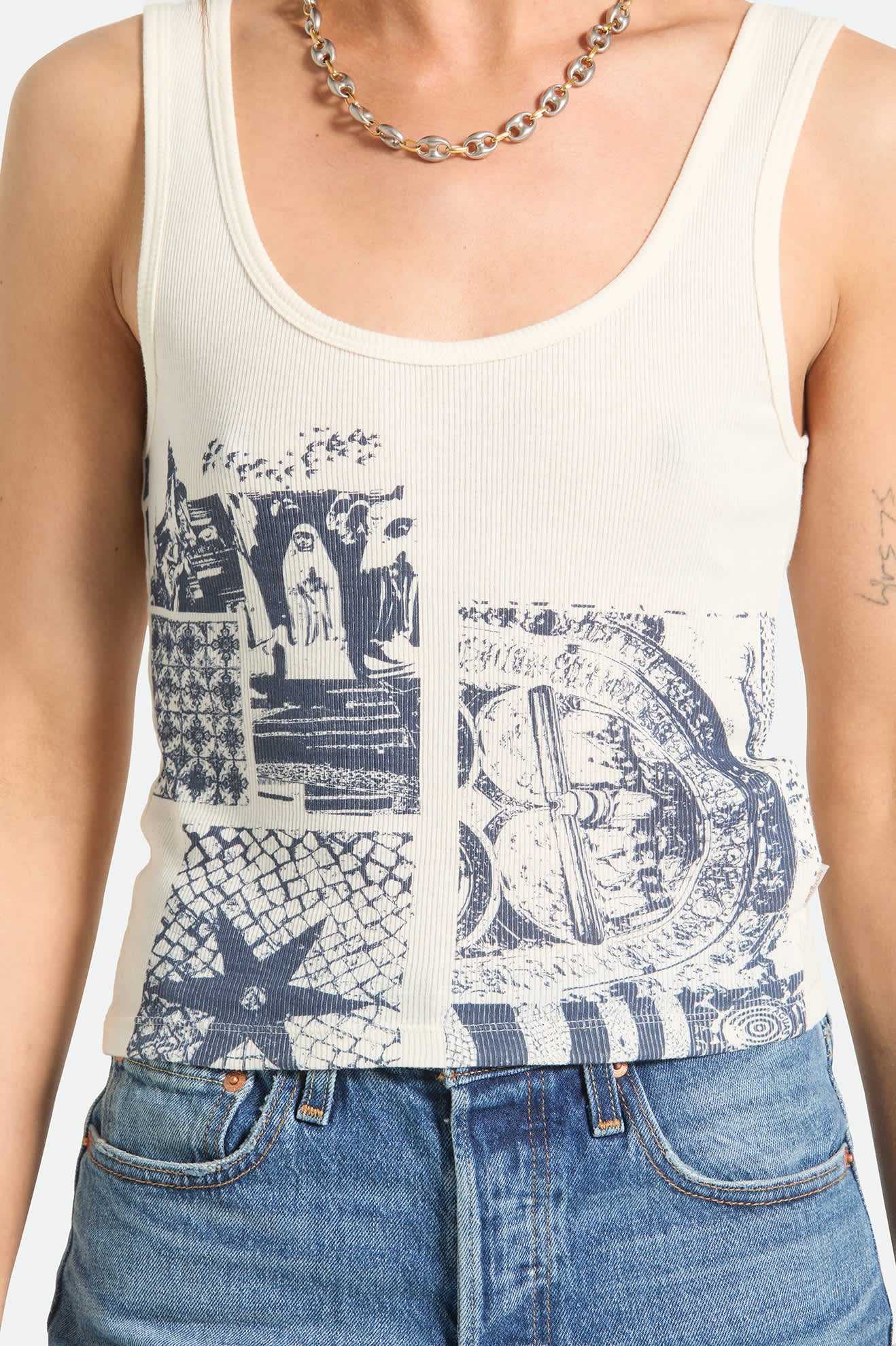 brixton-collage-a-tank-off-white-bio-baumwolle-top image 5
