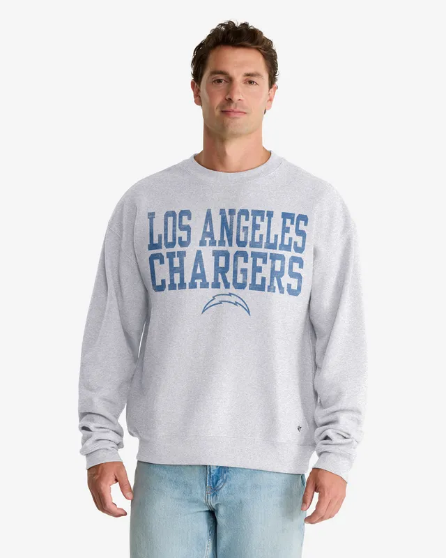 47-brand-chargers-campus-stack-sweatshirt-quartz-grey image 1