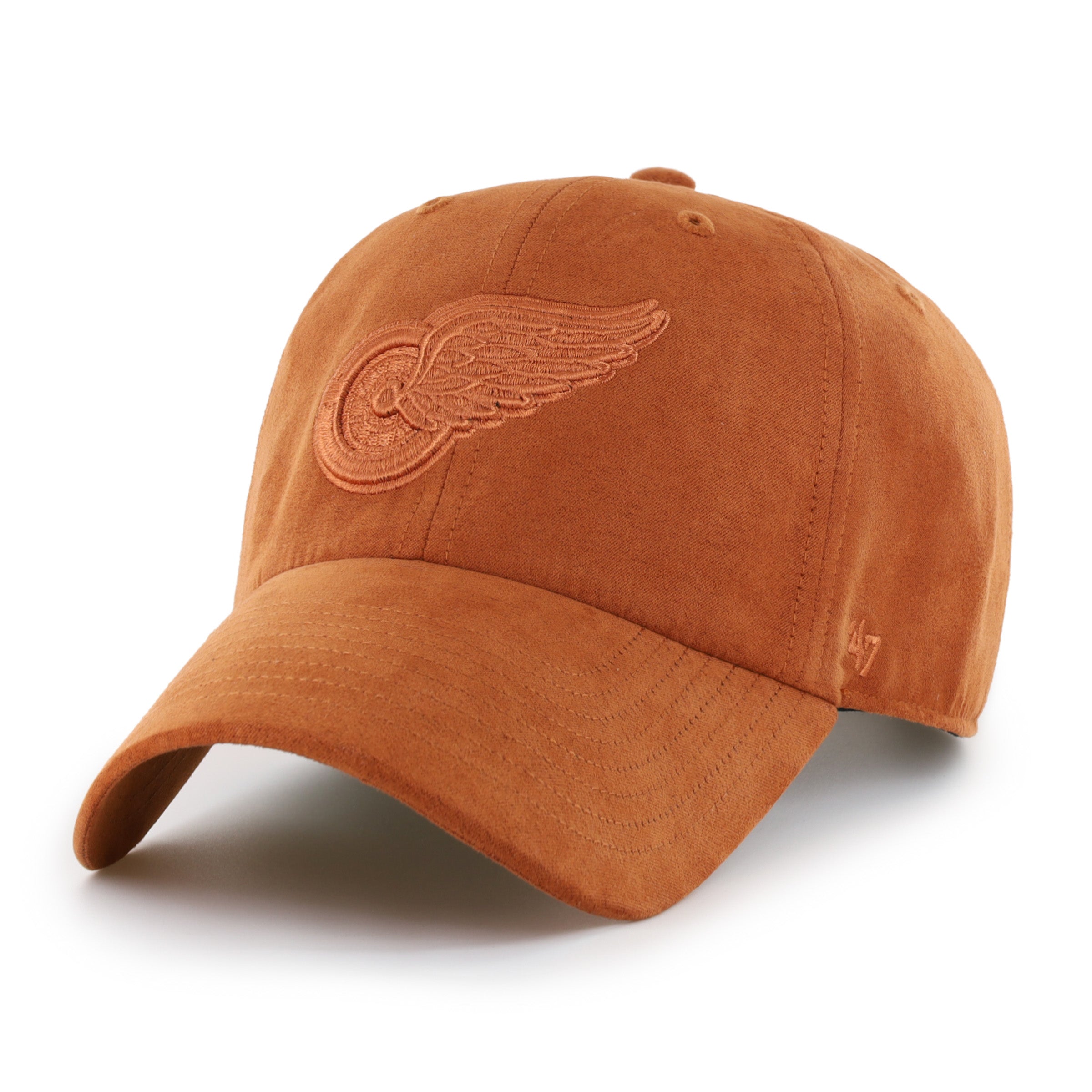 47-clean-up-detroit-red-wings-ballpark-suede-cap-burnt-orange image 1