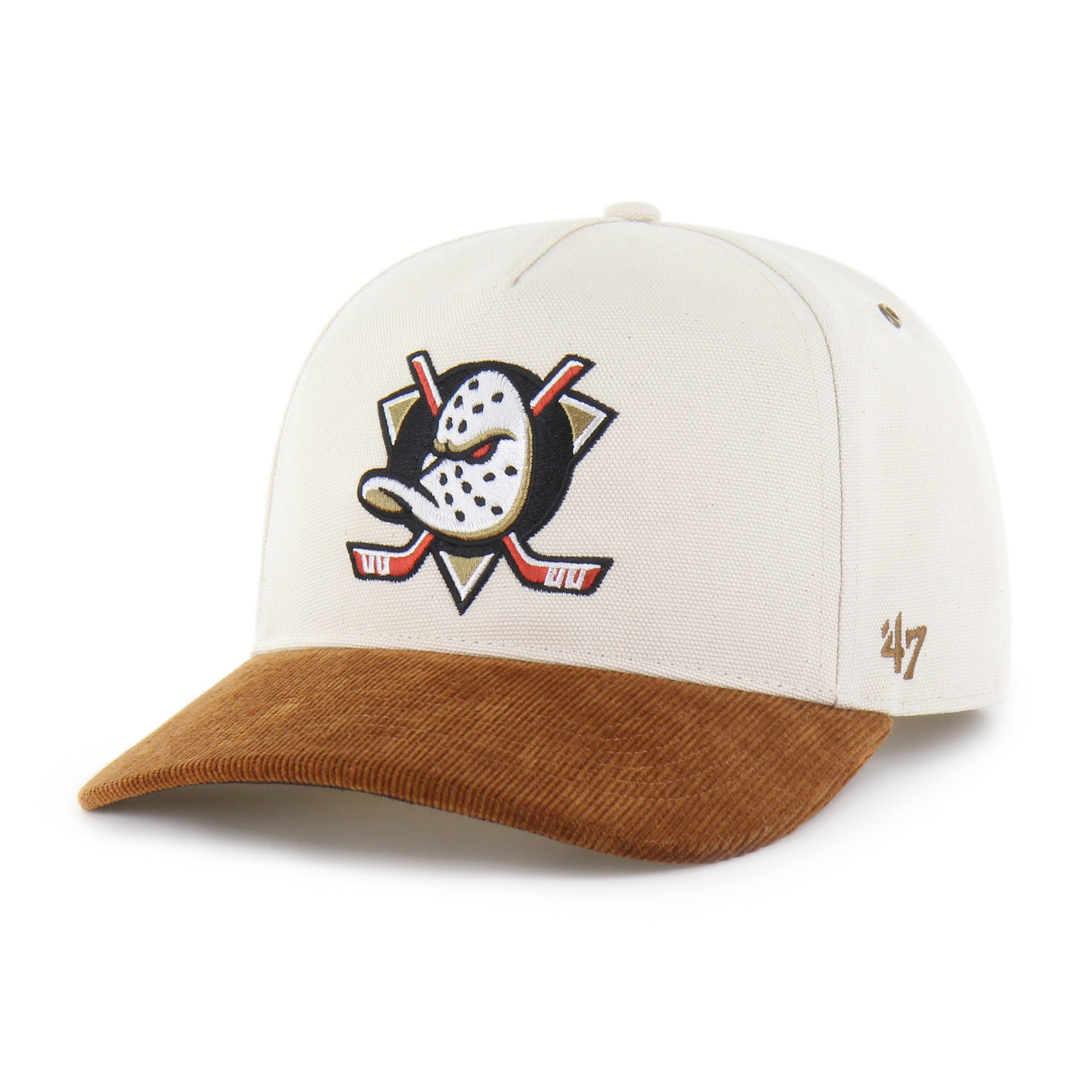 47-brand-anaheim-ducks-carhartt-undyed-hitch-cap-natural image 1