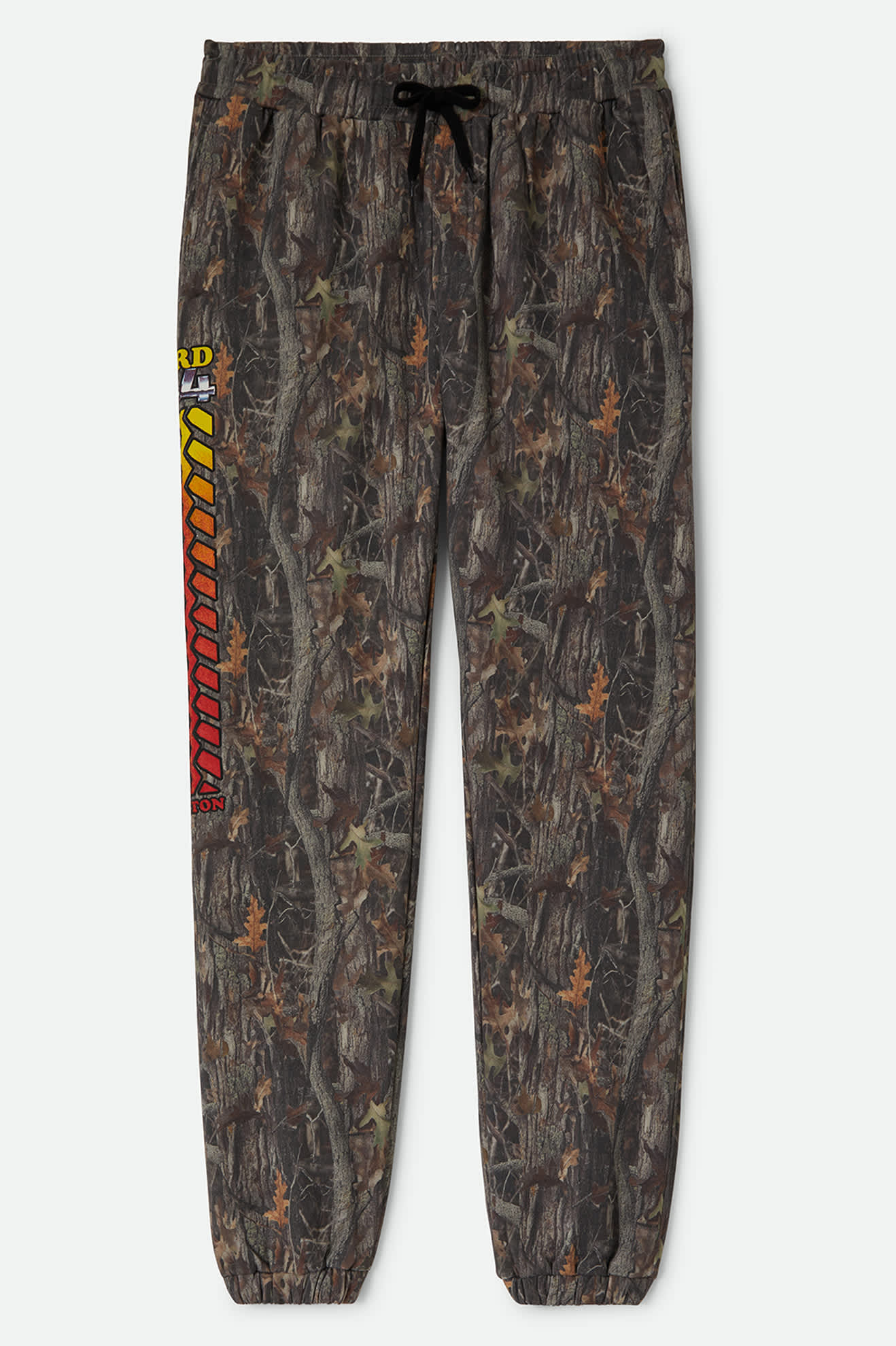 brixton-ford-4x4-chrome-sweatpant-jogginghose-boxwood-green-print image 1