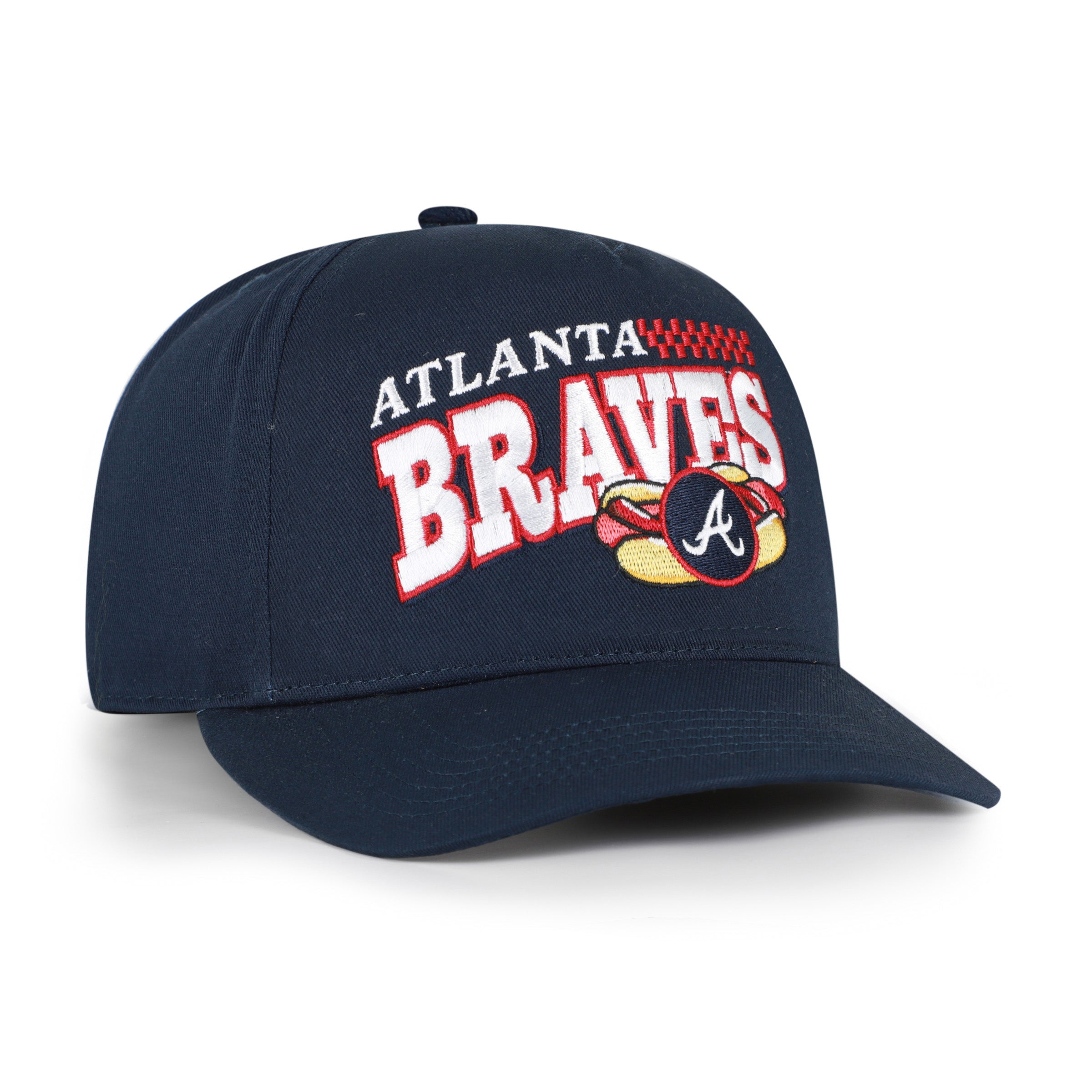 47-brand-atlanta-braves-on-the-grill-hitch-cap-navy-snapback image 3