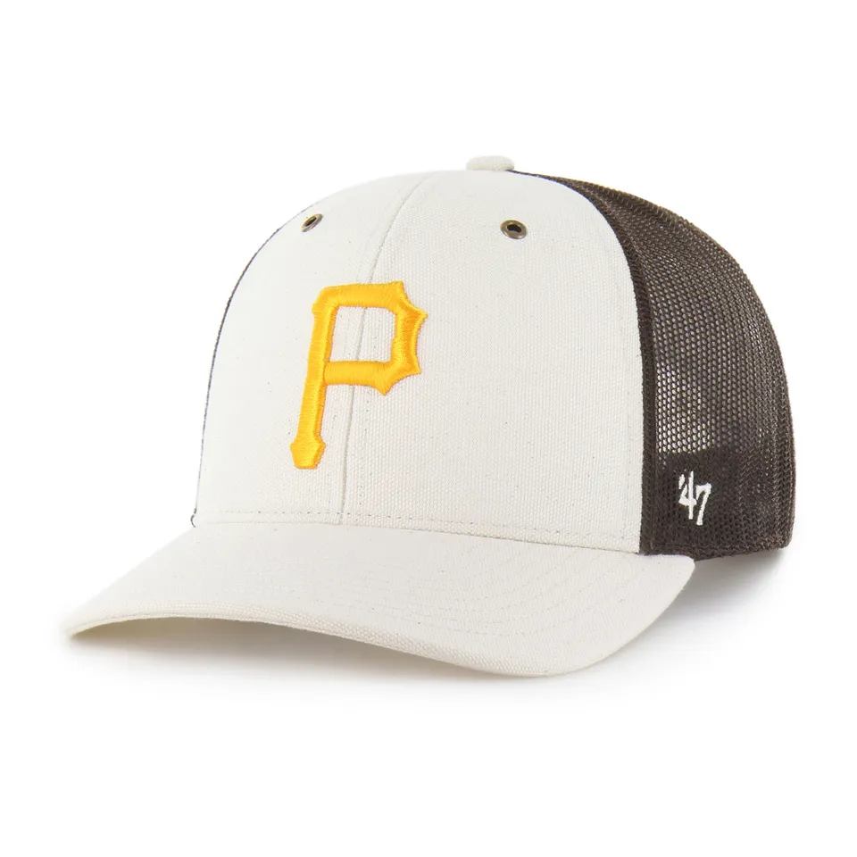 47-trucker-pittsburgh-pirates-carhartt-trucker-cap-natural image 1